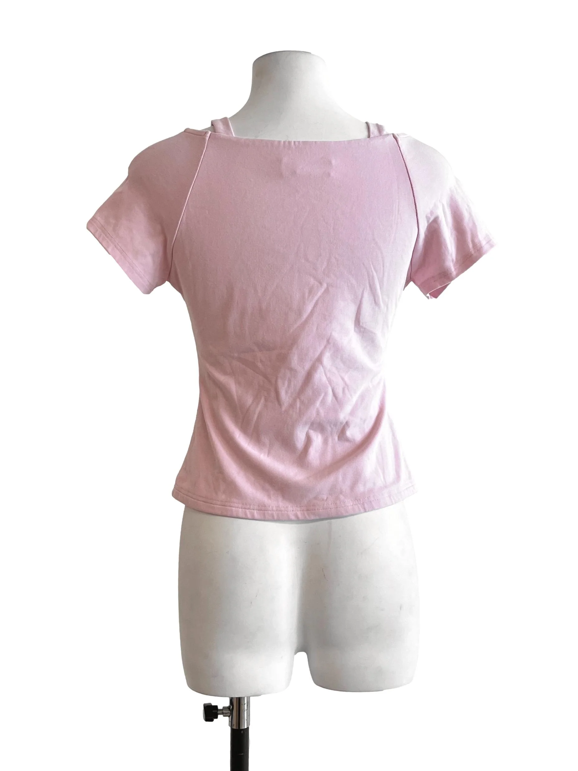 Flamingo Pink Scoop Top - Image 2