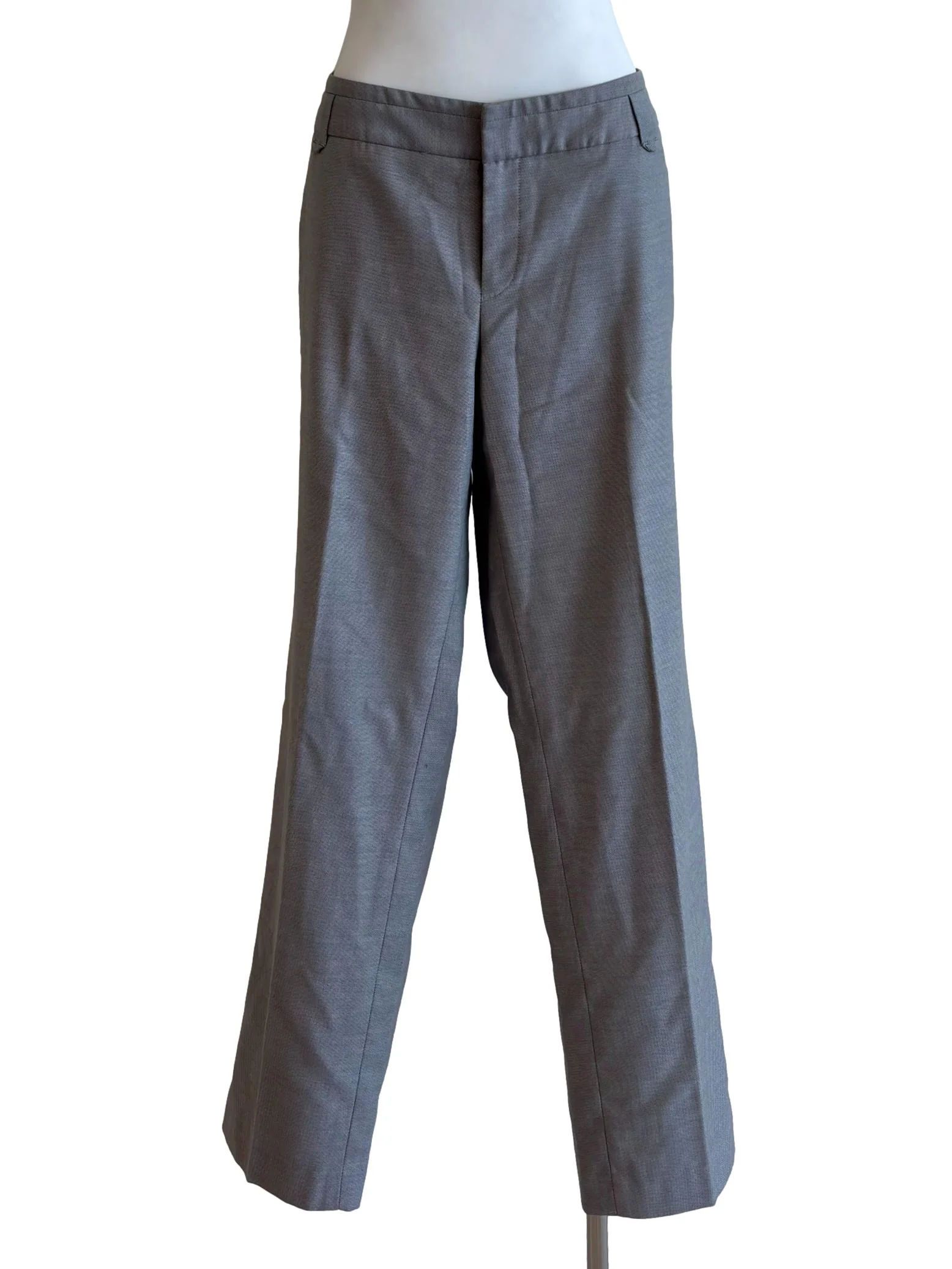 Fossil Grey Low Waist Suit Pants