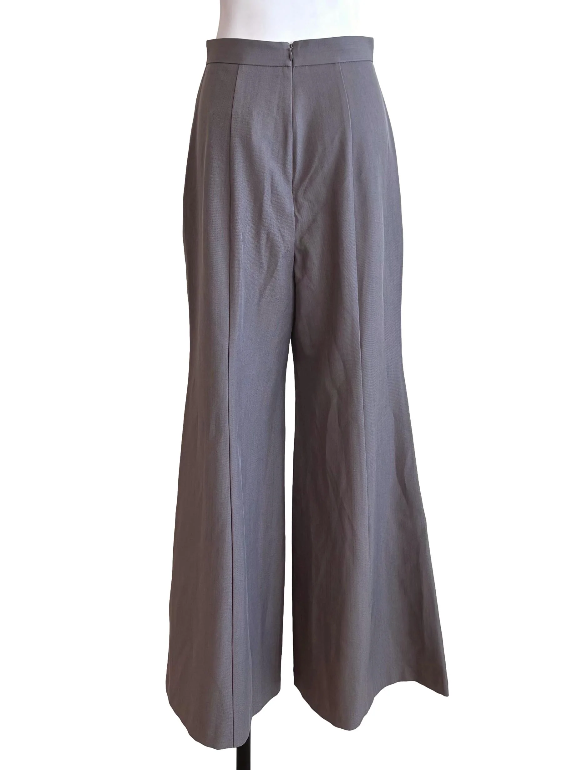 Fossil Grey Wide Flare Pants LB - Image 2