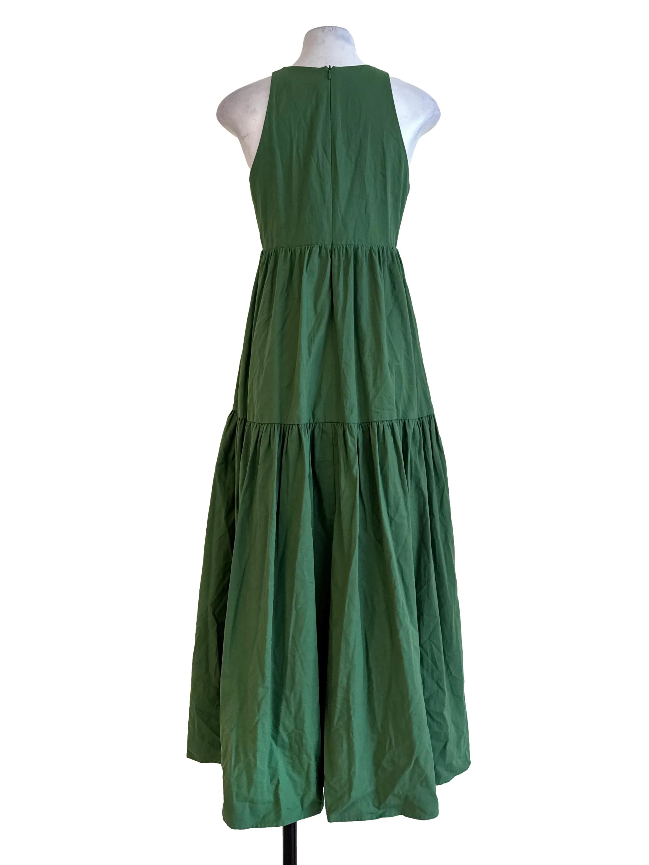 Froggy Green Sleeveless Dress - Image 2