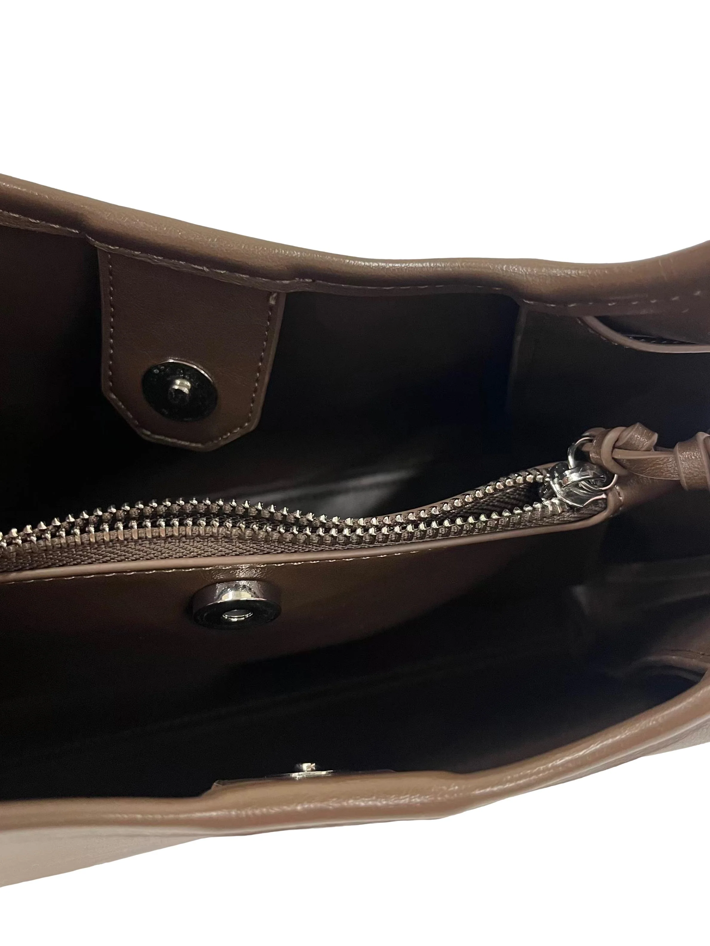 Fuji Small Hobo Bag In Earth - Image 4