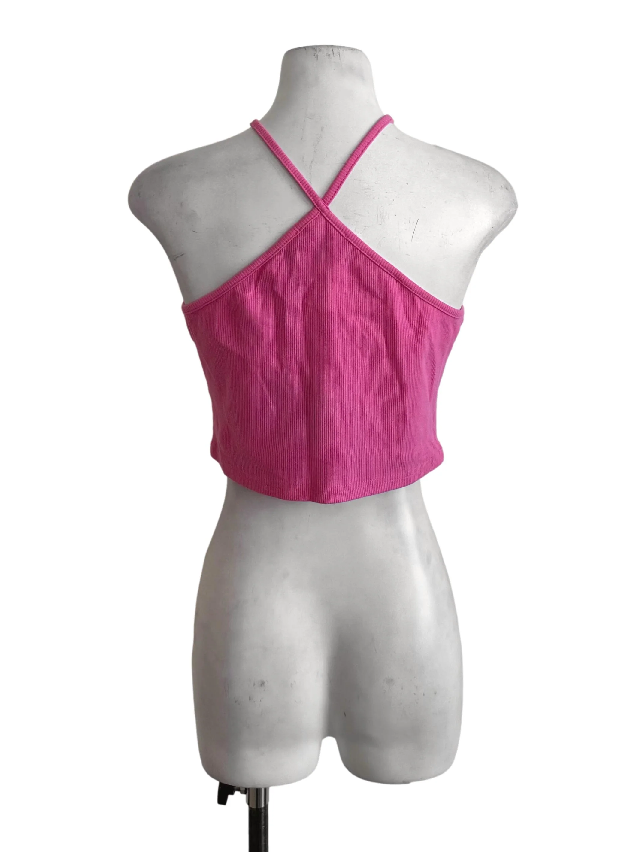 Fushia Pink Halter Top - Image 2