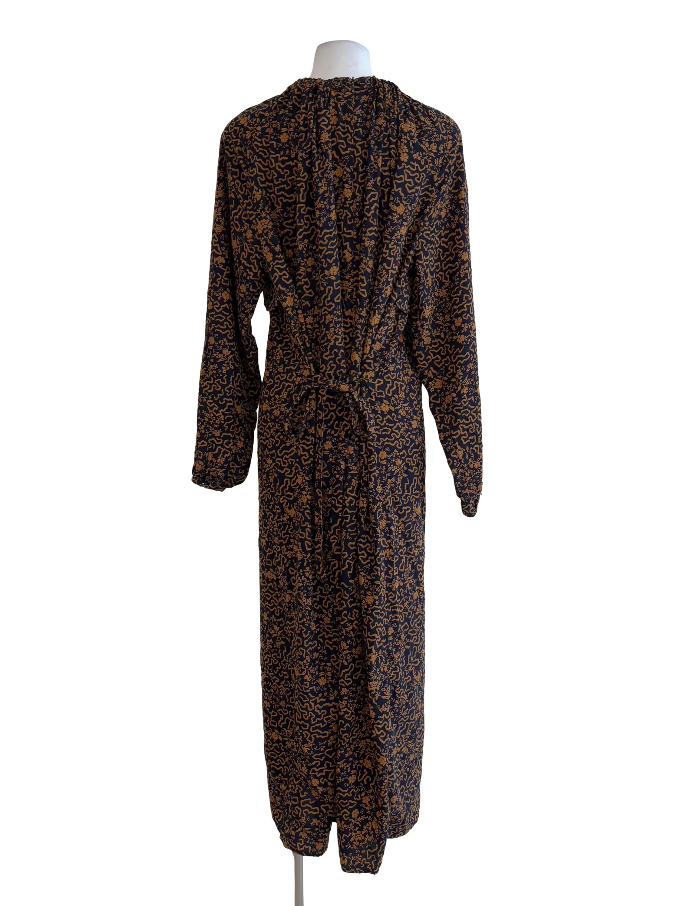 Ginger Brown Black Printed Shift Dress - Image 2