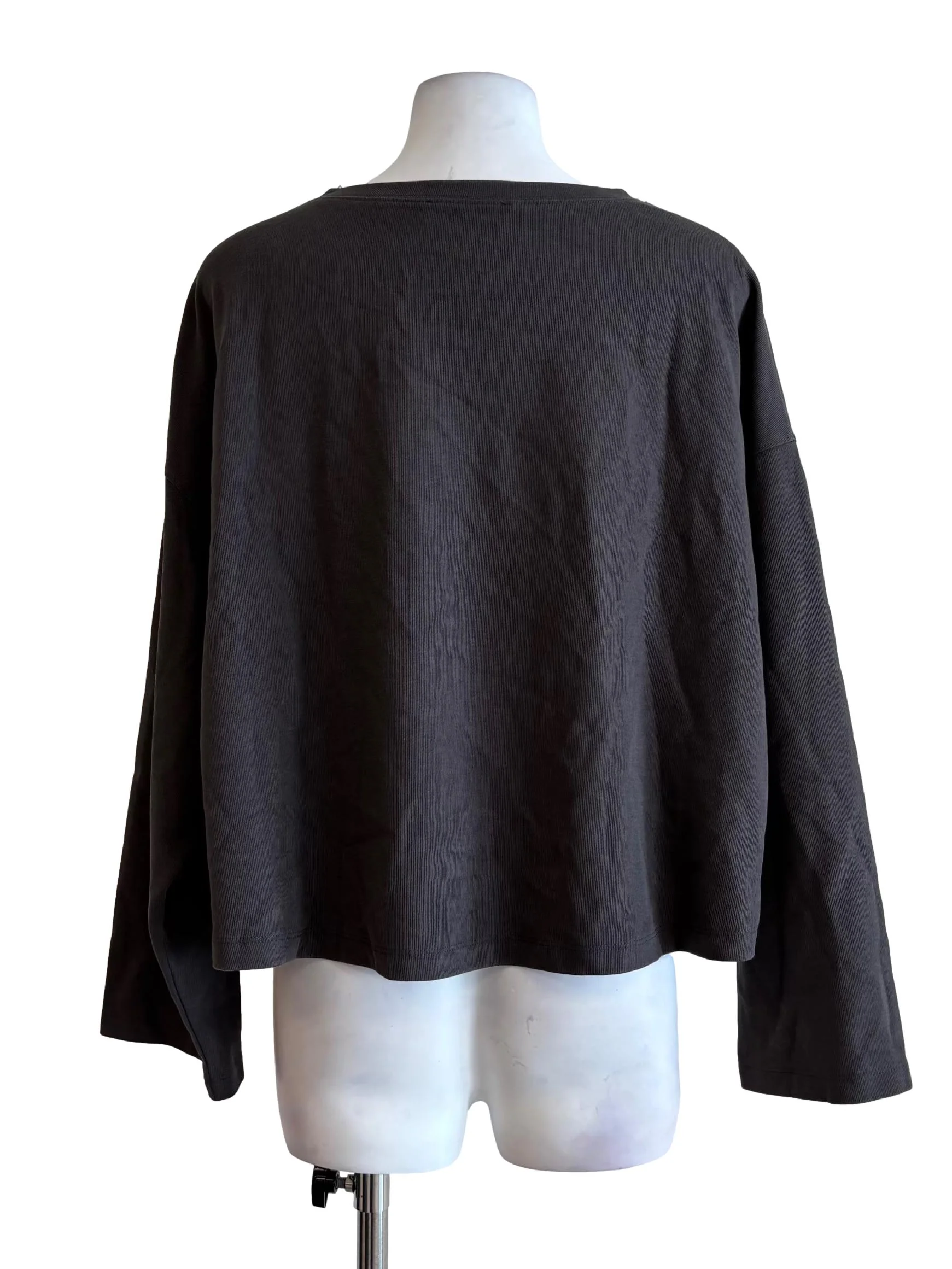 Graphite Grey Long Sleeve Top - Image 2