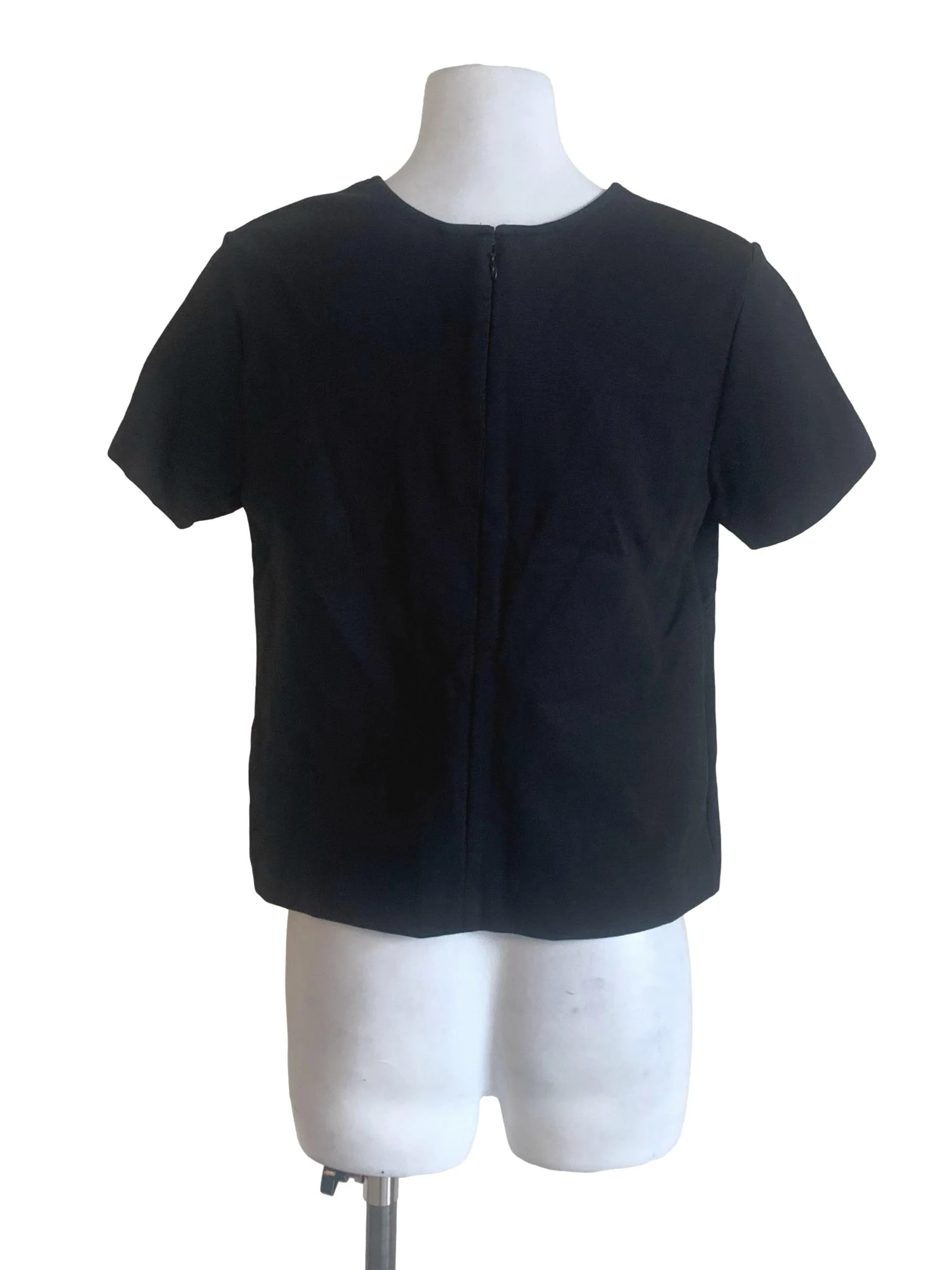 Grease Black Round Neck Top - Image 2