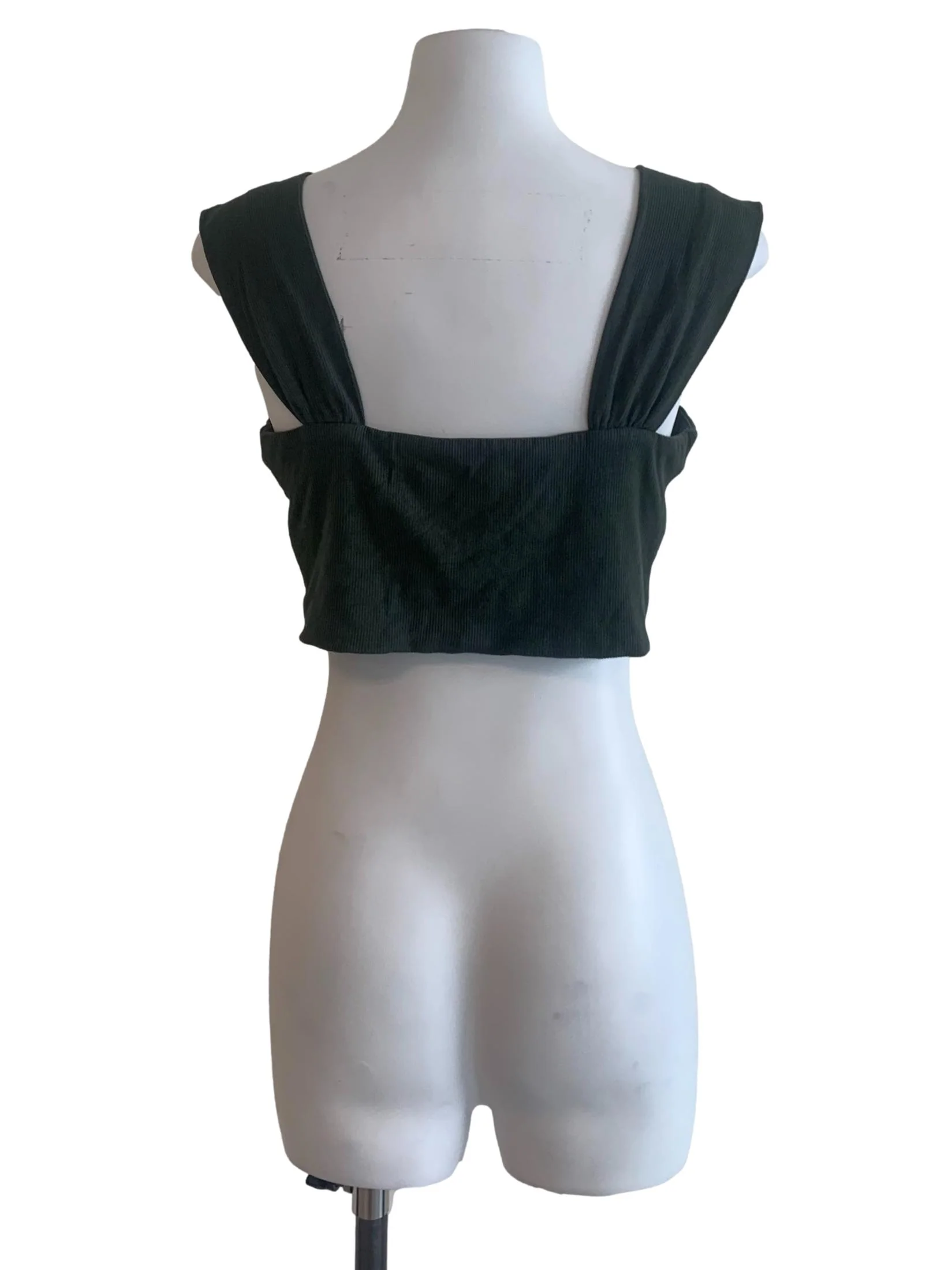 Green Queen Anne Neck Top - Image 2
