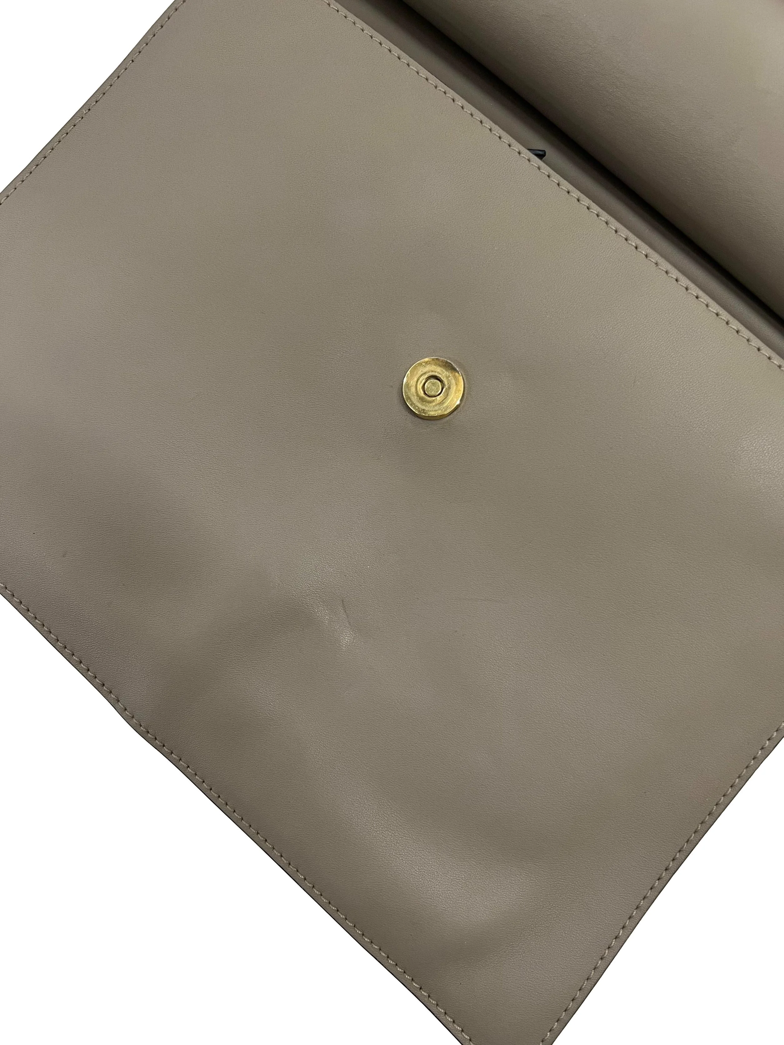 Grey Faye Leather Crossbody Bag - Image 4