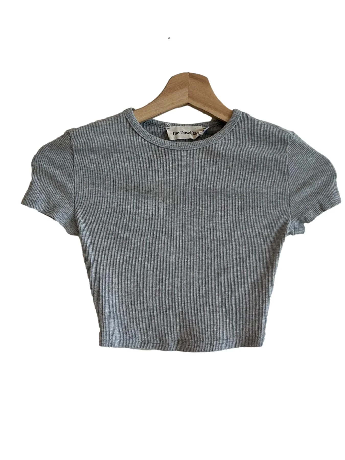 Grey Fitted Top