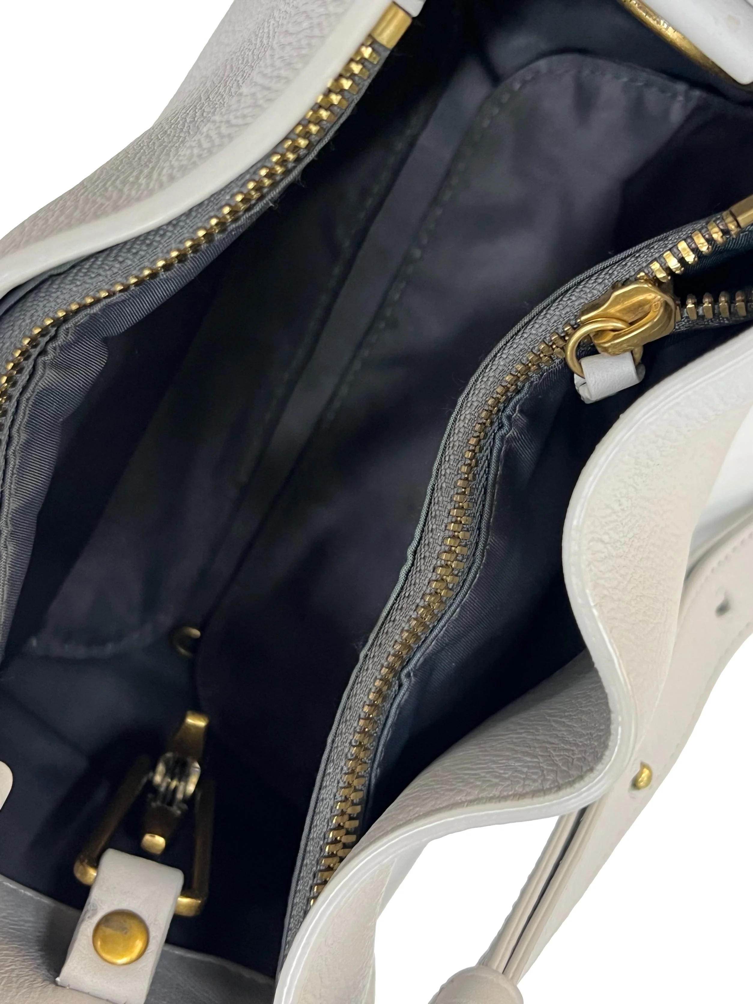 Grey Leather Rabeanco - Lu Mini Top Handle Bag CSN - Image 4