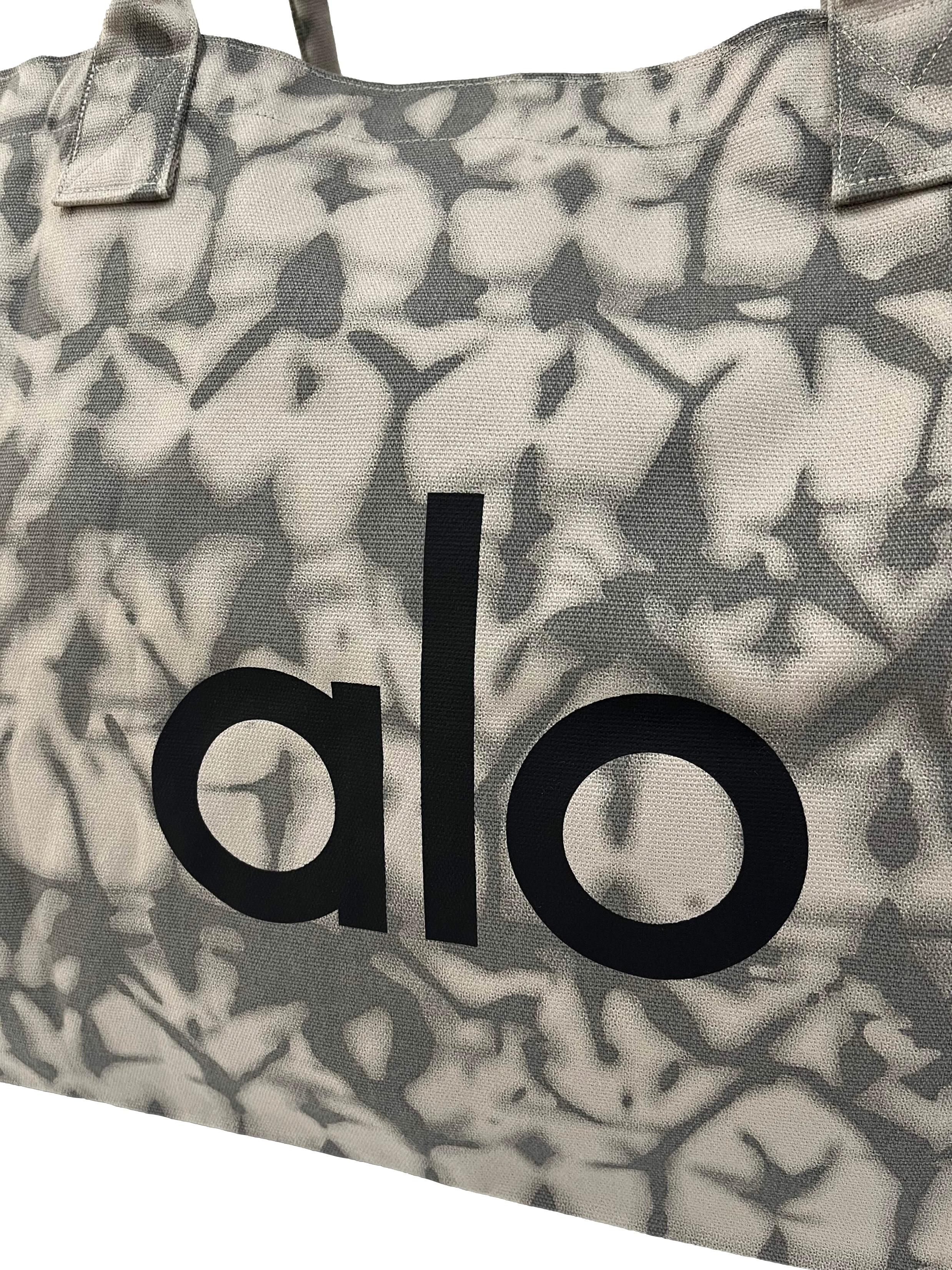Grey Tie Dye Shopper Tote - Image 3