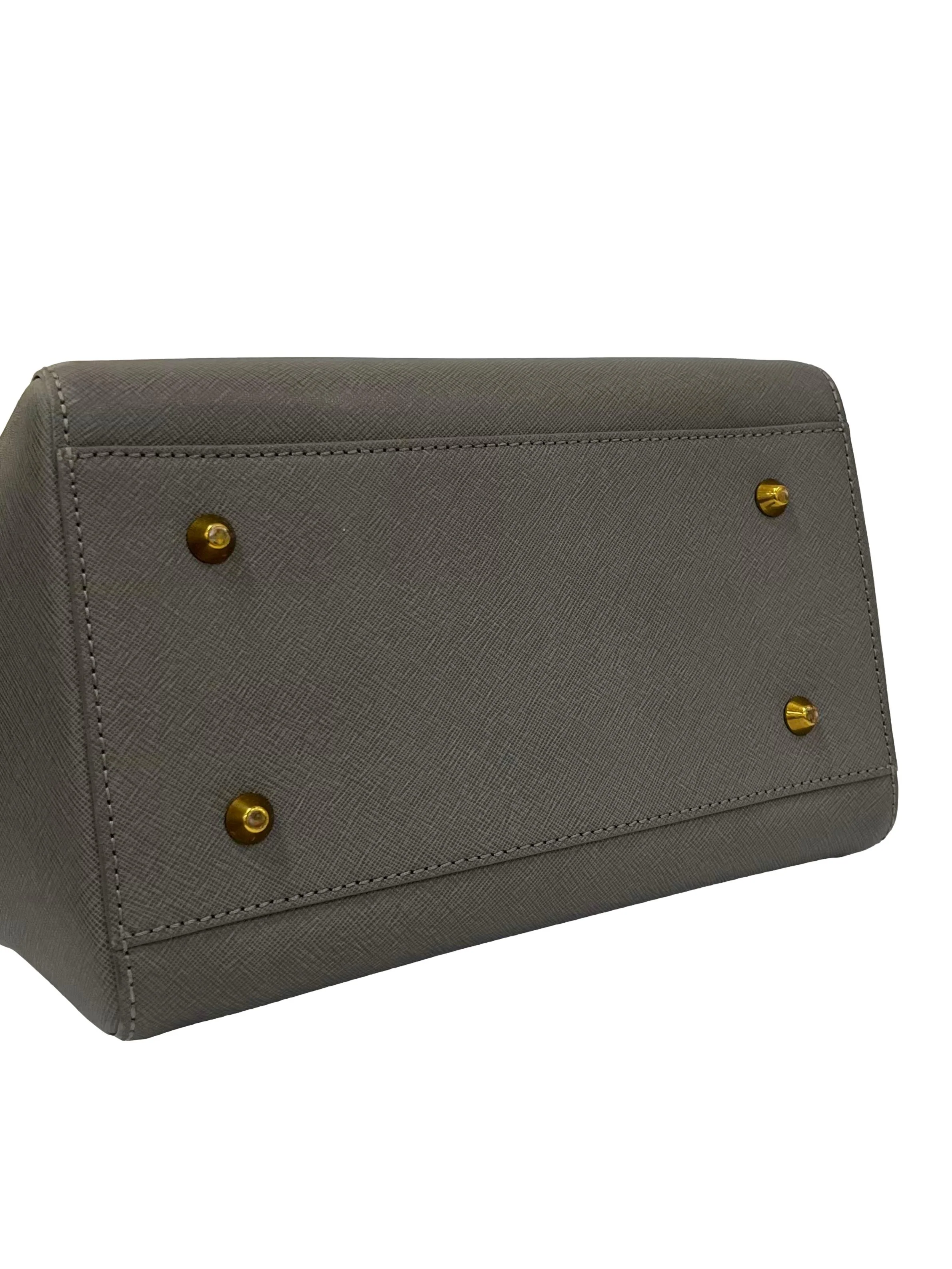 Grey Unni Large Top Handle Bag - Image 3