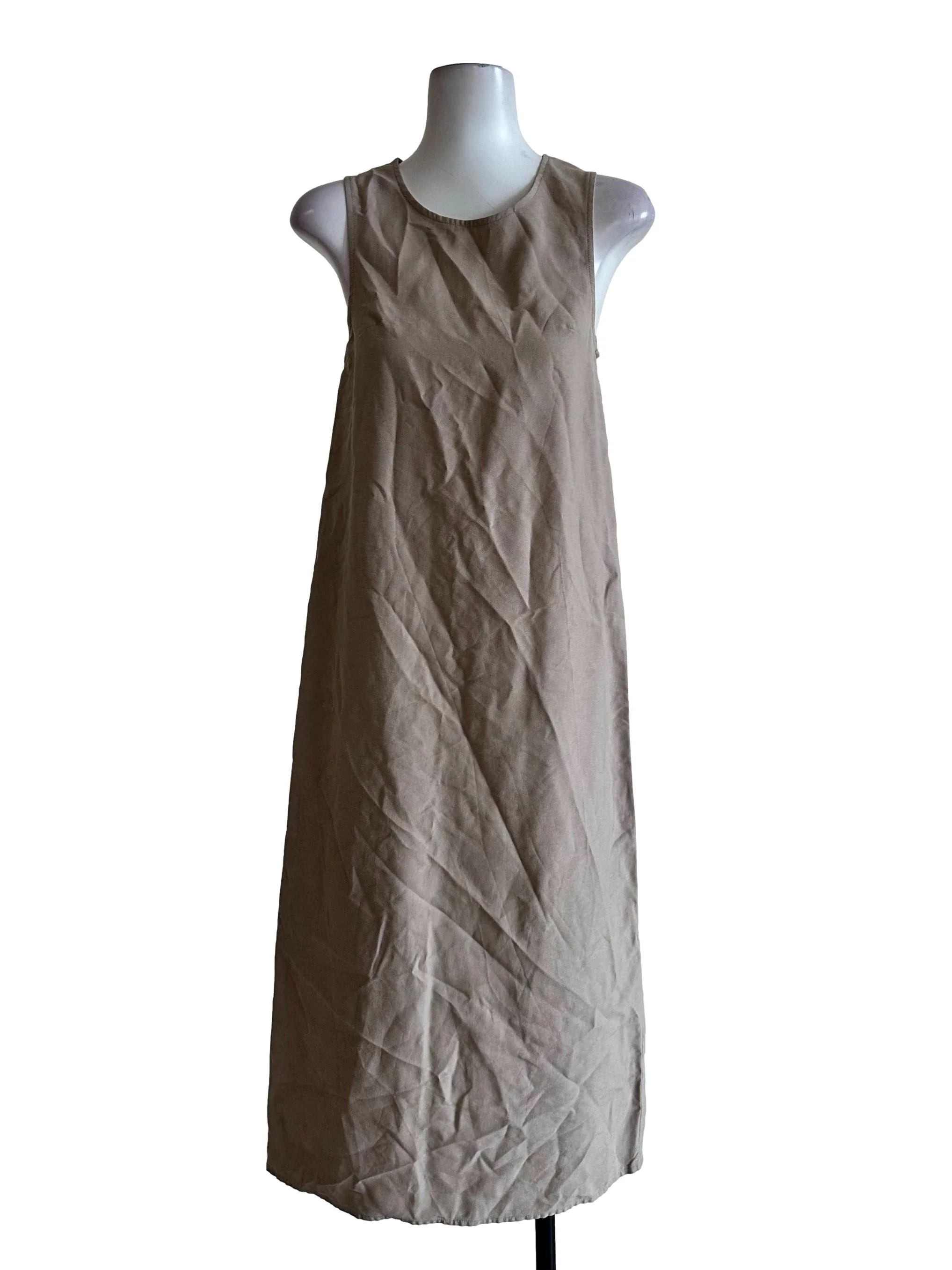 Hazel Wood Sleeveless Midi Dress