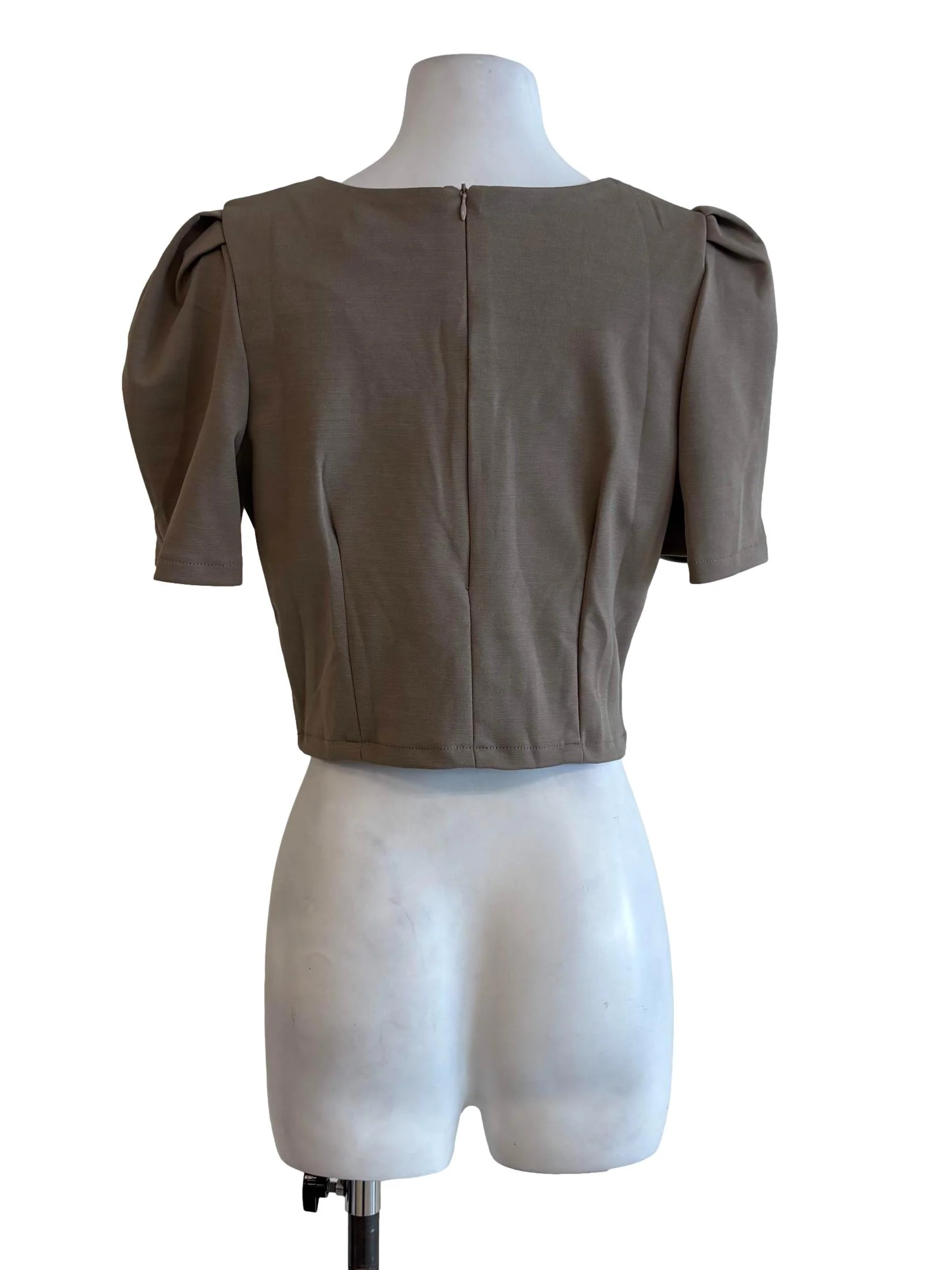 Hazel Wood Square Neck Crop Top - Image 2