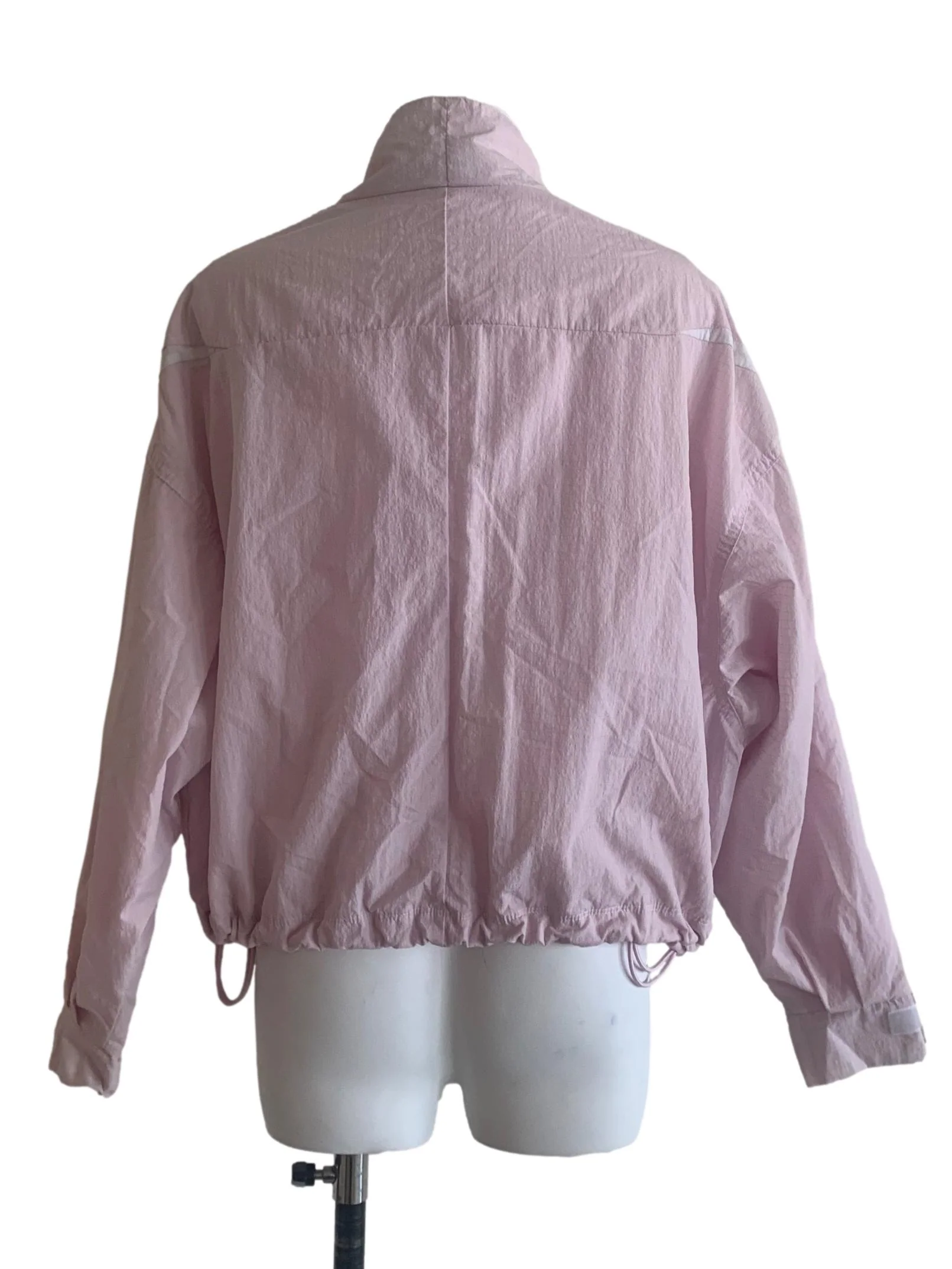 Heather Purple Zip Up Windbreaker - Image 2