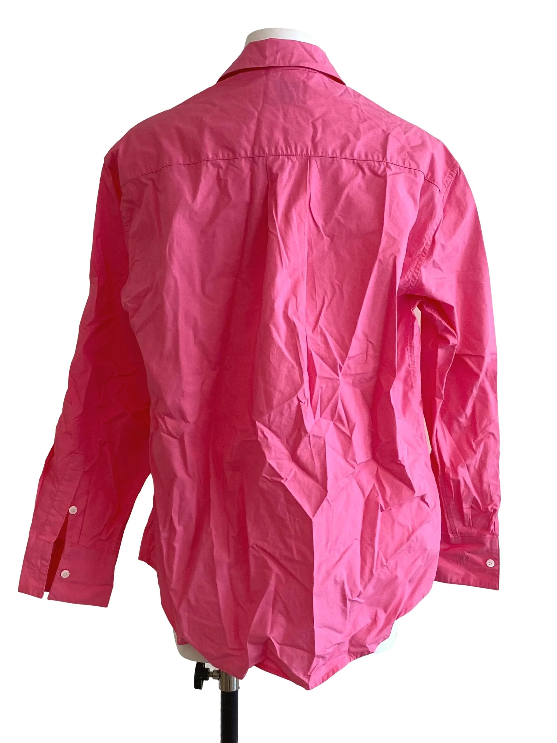 Hot Pink Formal Collared Shirt TEM - Image 2