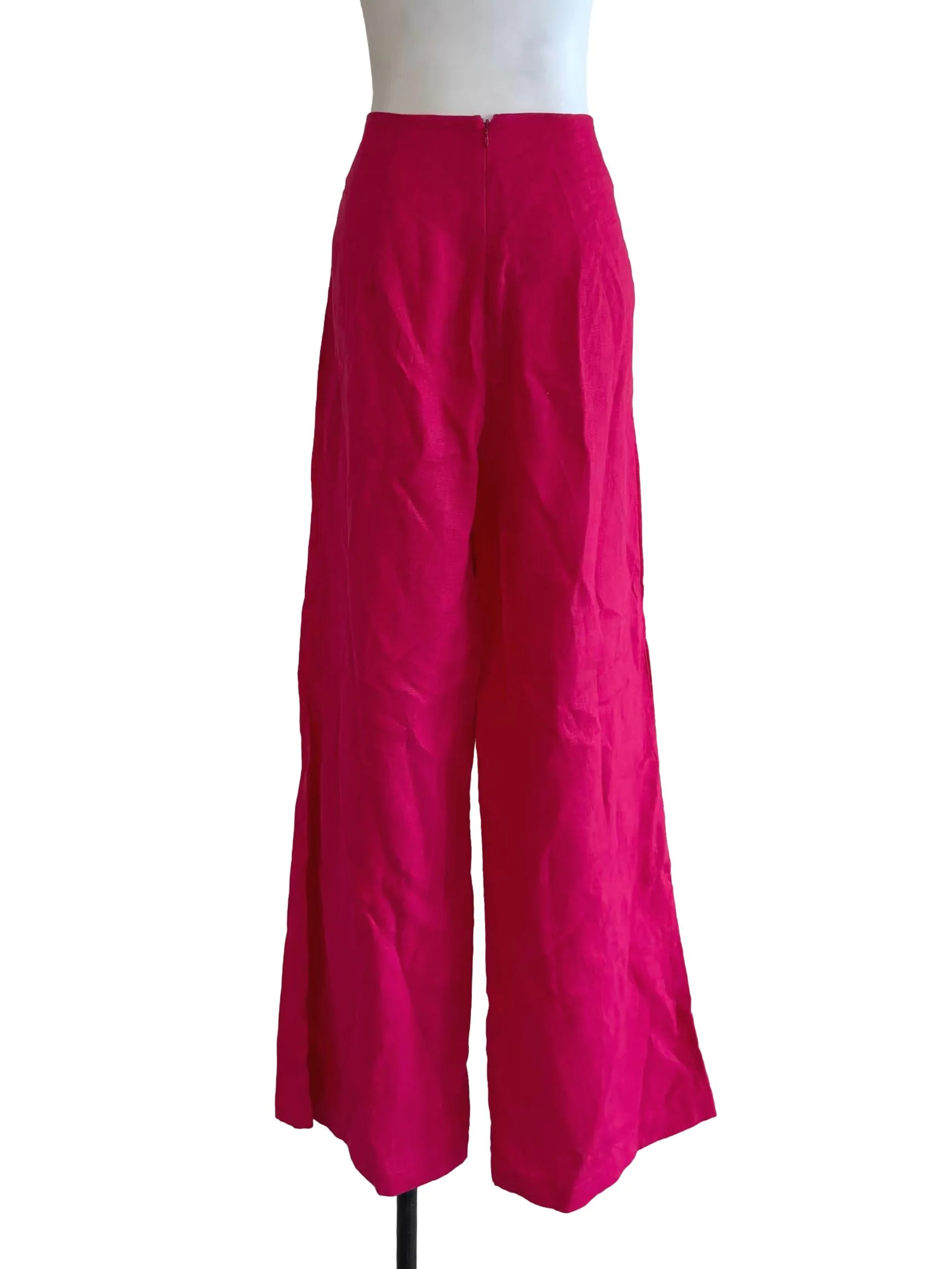Hot Pink Linen Pants - Image 2