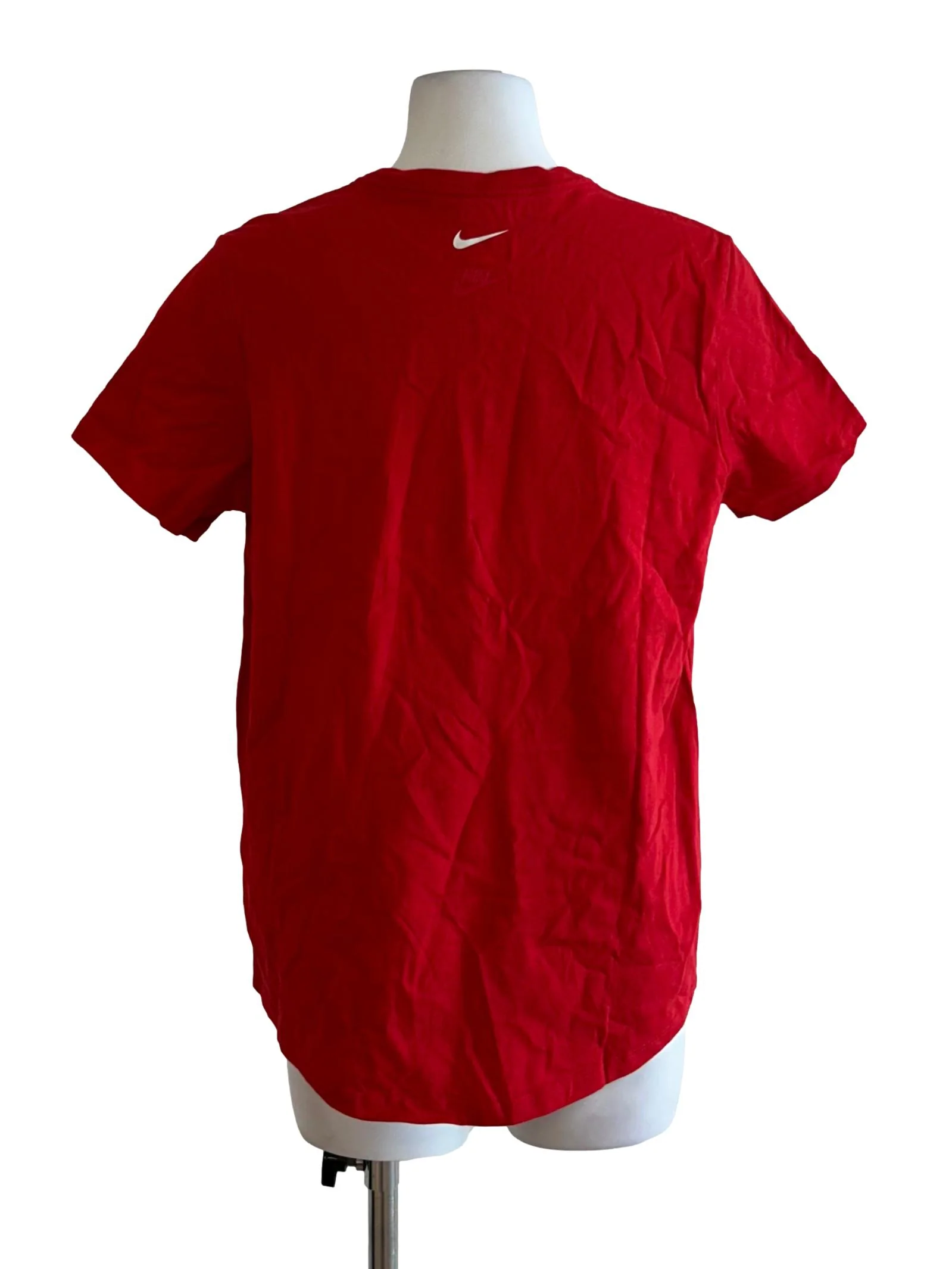 Hot Red Printed Tee - Image 2