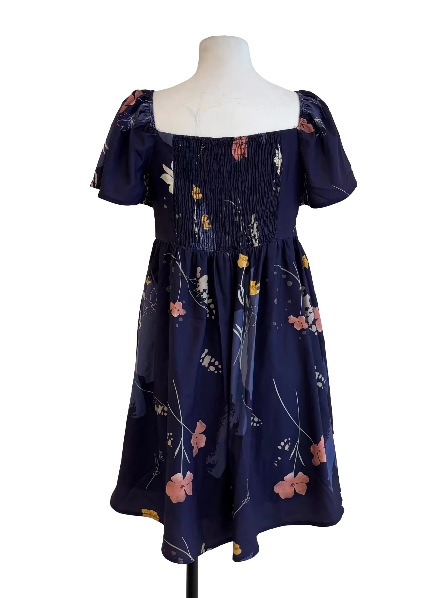 Indigo Blue Sweetheart A-Line Dress - Image 2