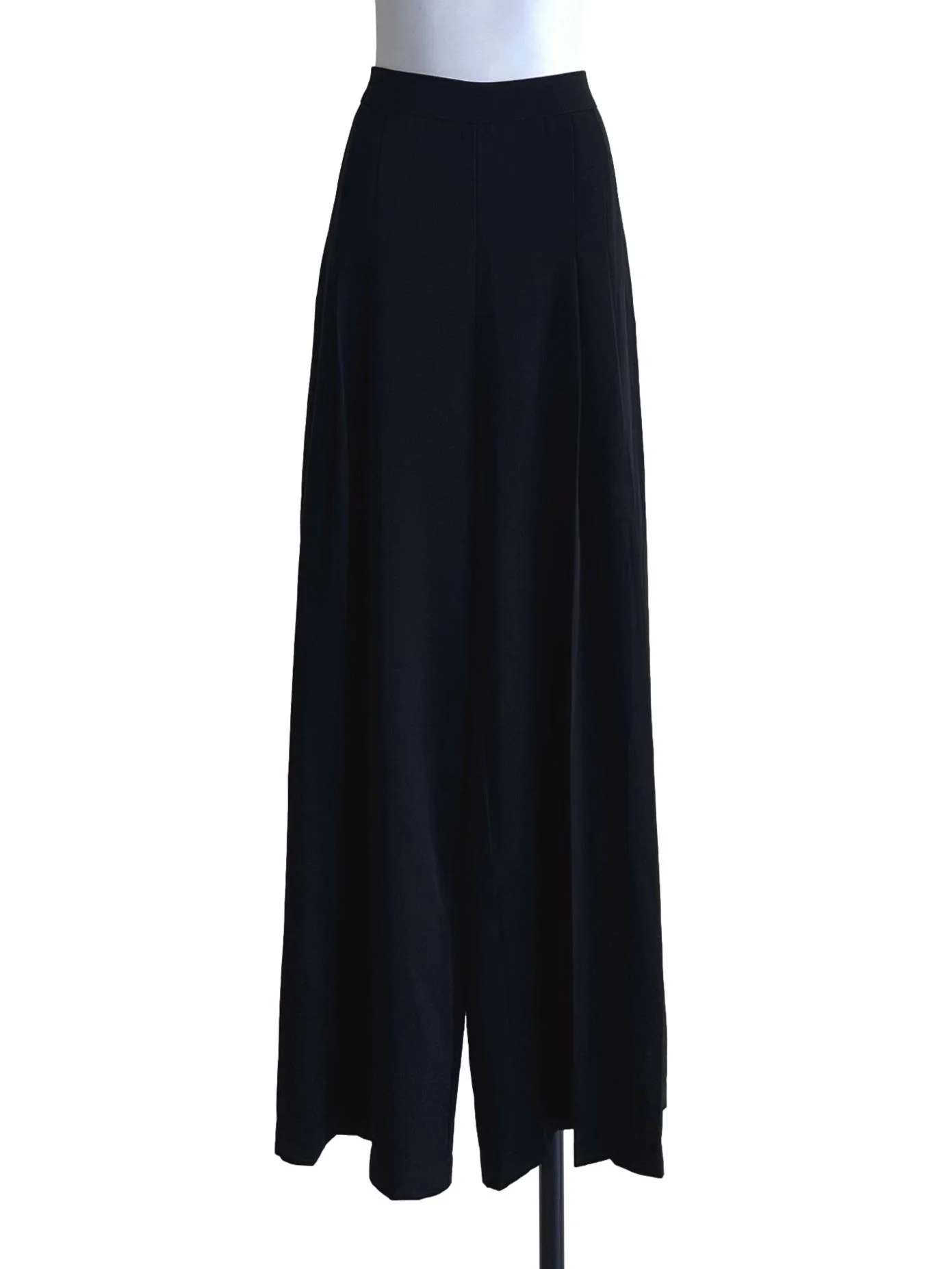 Ink Black Culottes Pants