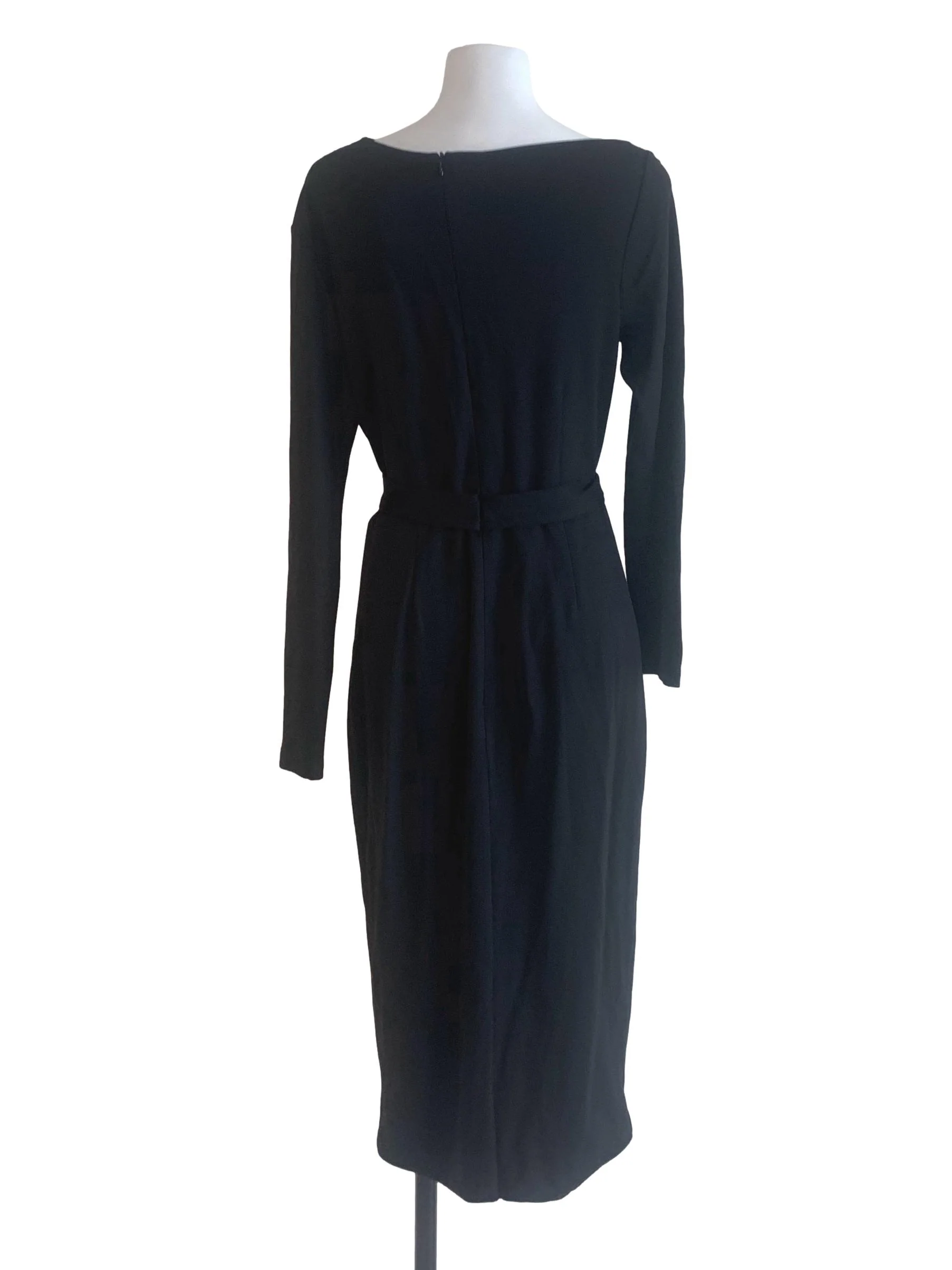 Ink Black Sheath Dress - Image 2