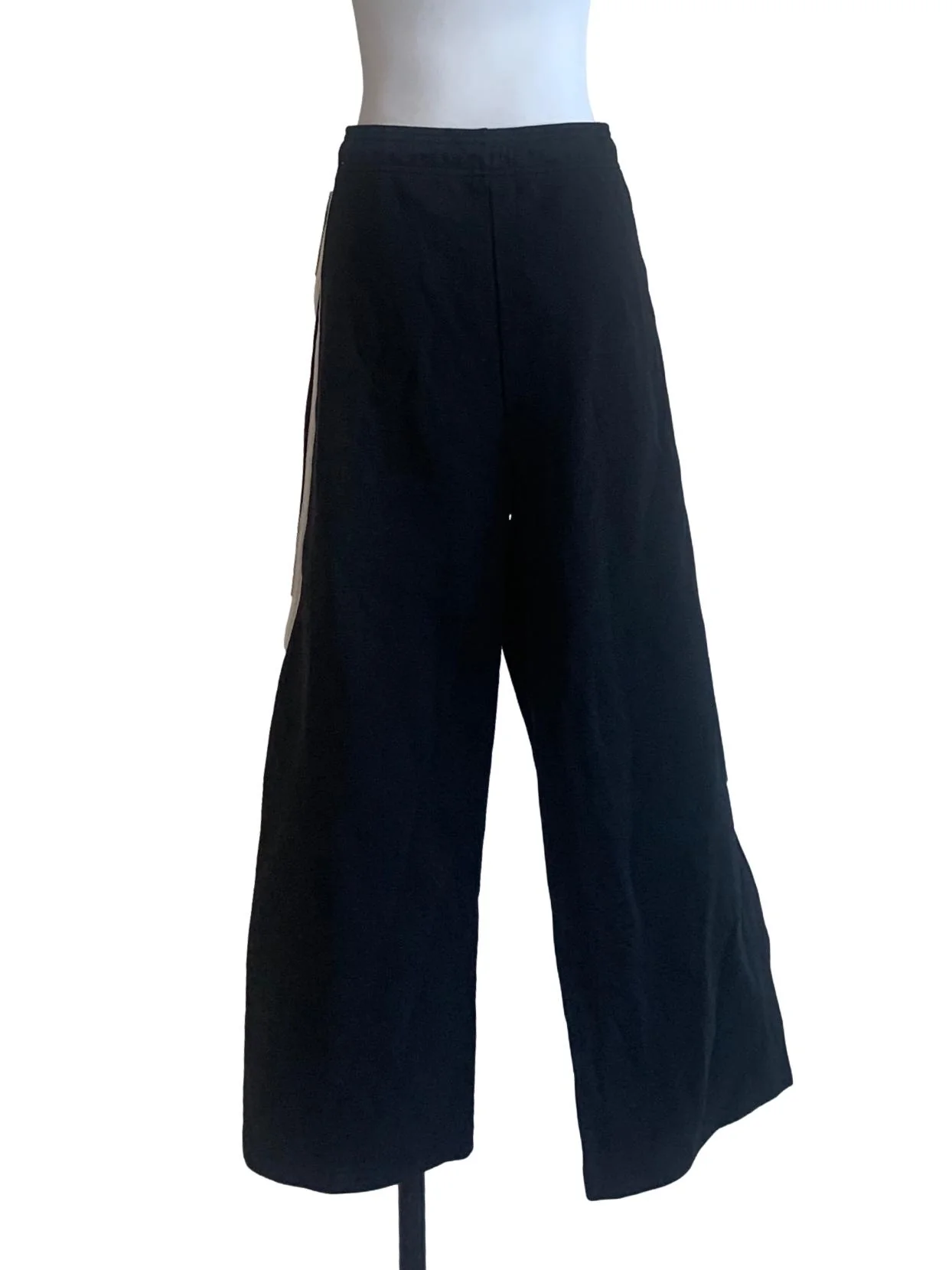 Ink Black Wide Leg Pants - Image 2
