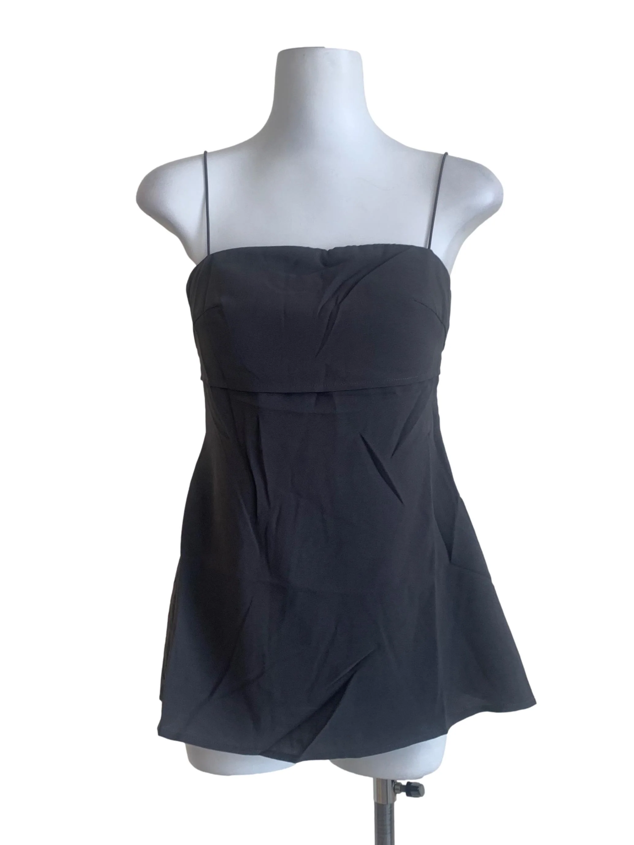 Iron Grey Spaghetti Strap Top