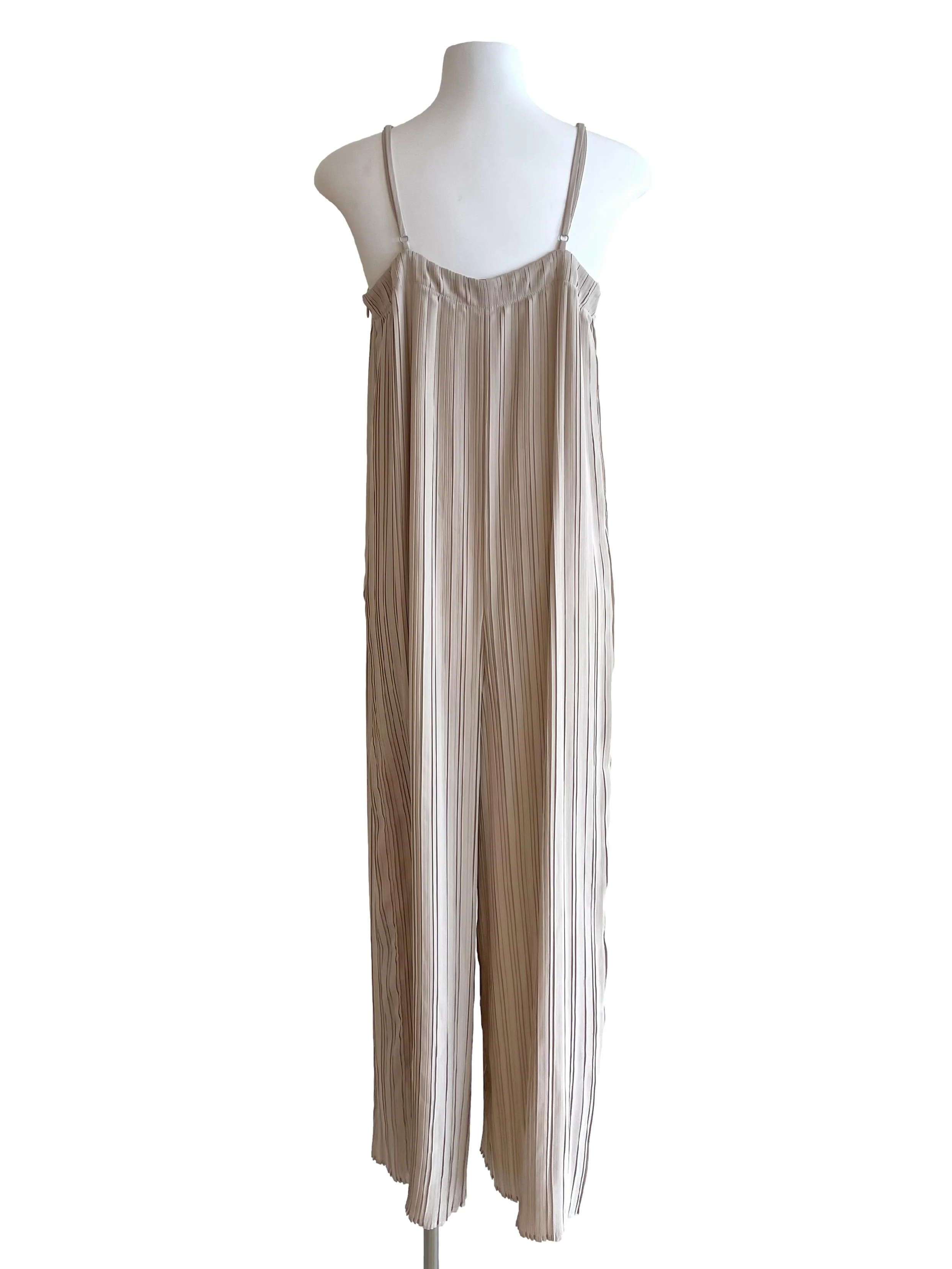 Ivory Accordion Cami Jumpsuit LB - Image 2