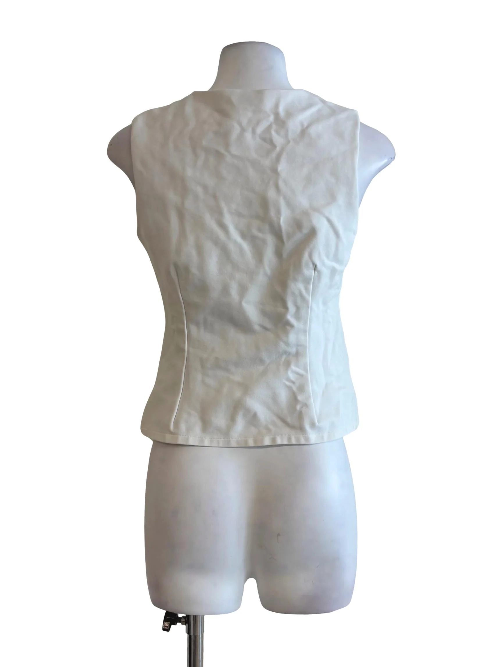 Ivory White Fitted Top - Image 2