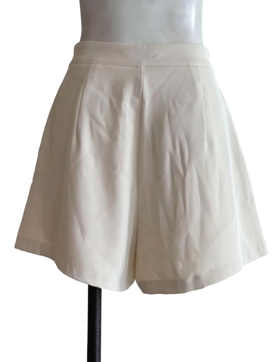 Ivory White Relaxed Shorts - Image 2