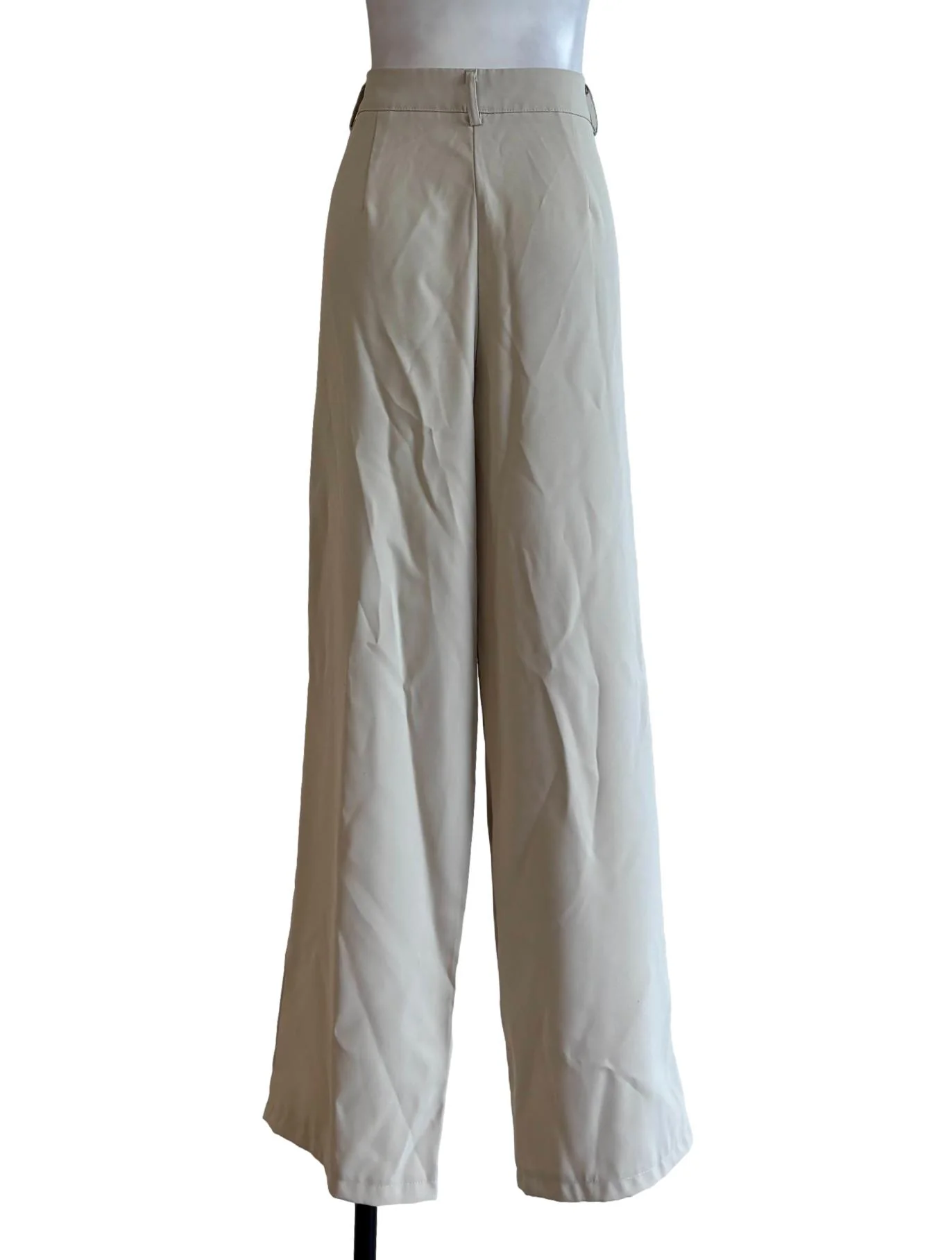 Ivory White Straight Pants - Image 2