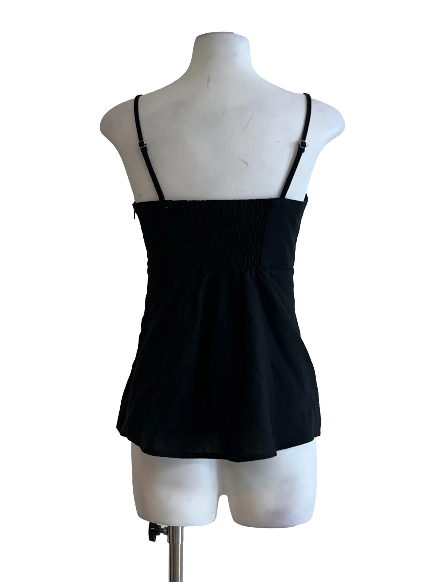 Jade Black Cami Top - Image 2