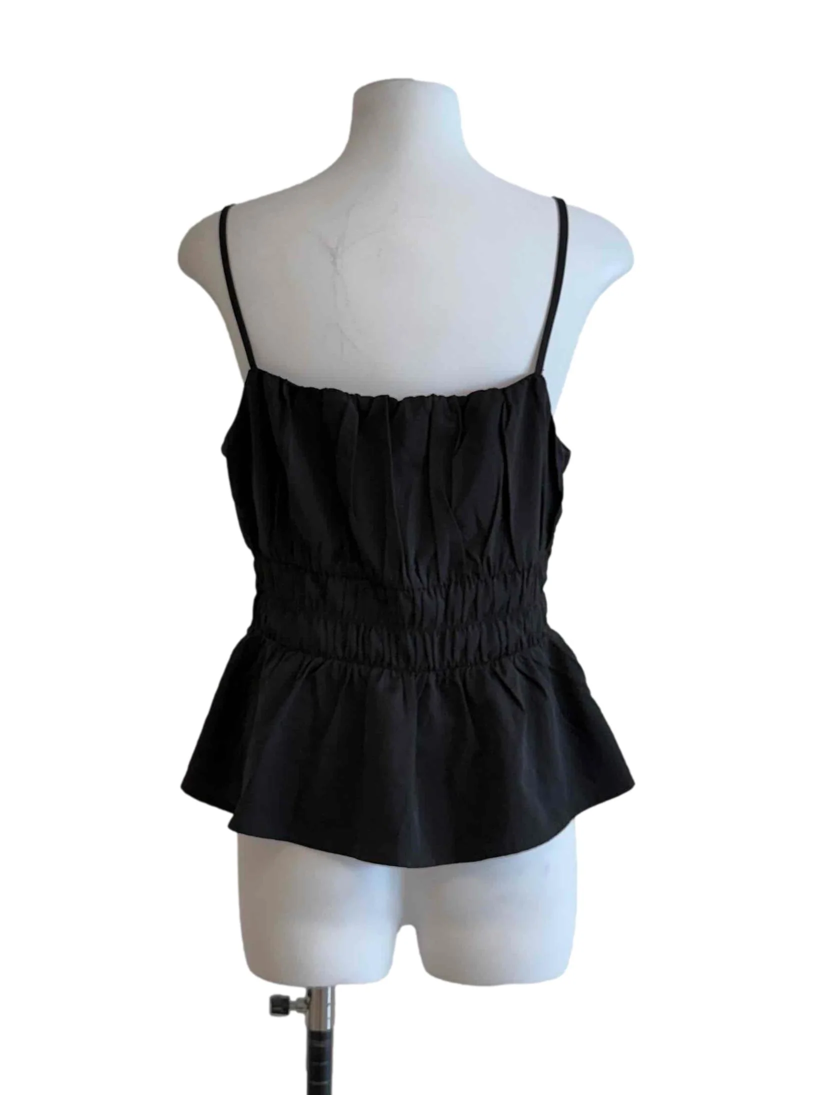 Jade Black Sleeveless Top - Image 2