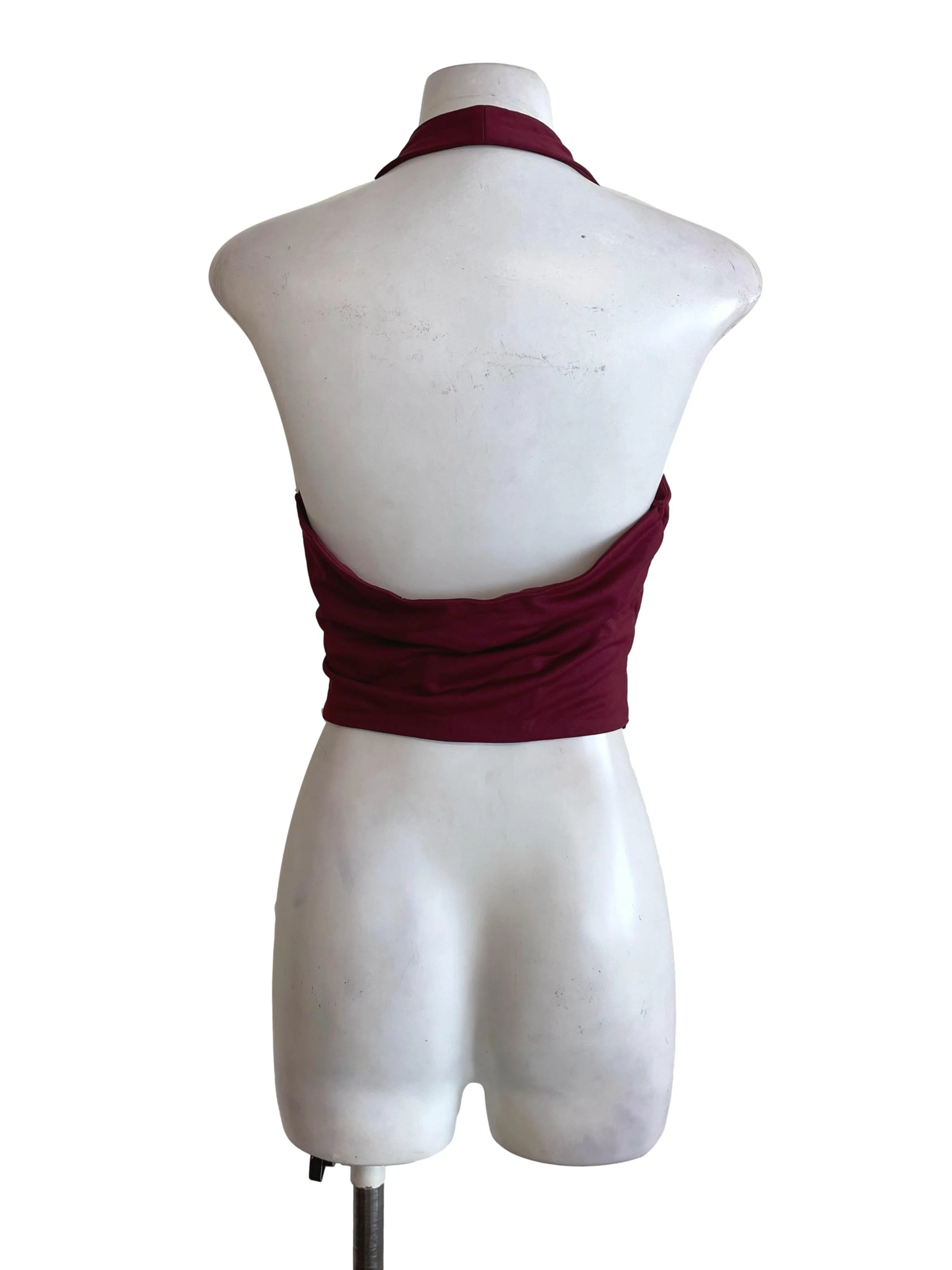 Jam Red Halter Neck Top - Image 2