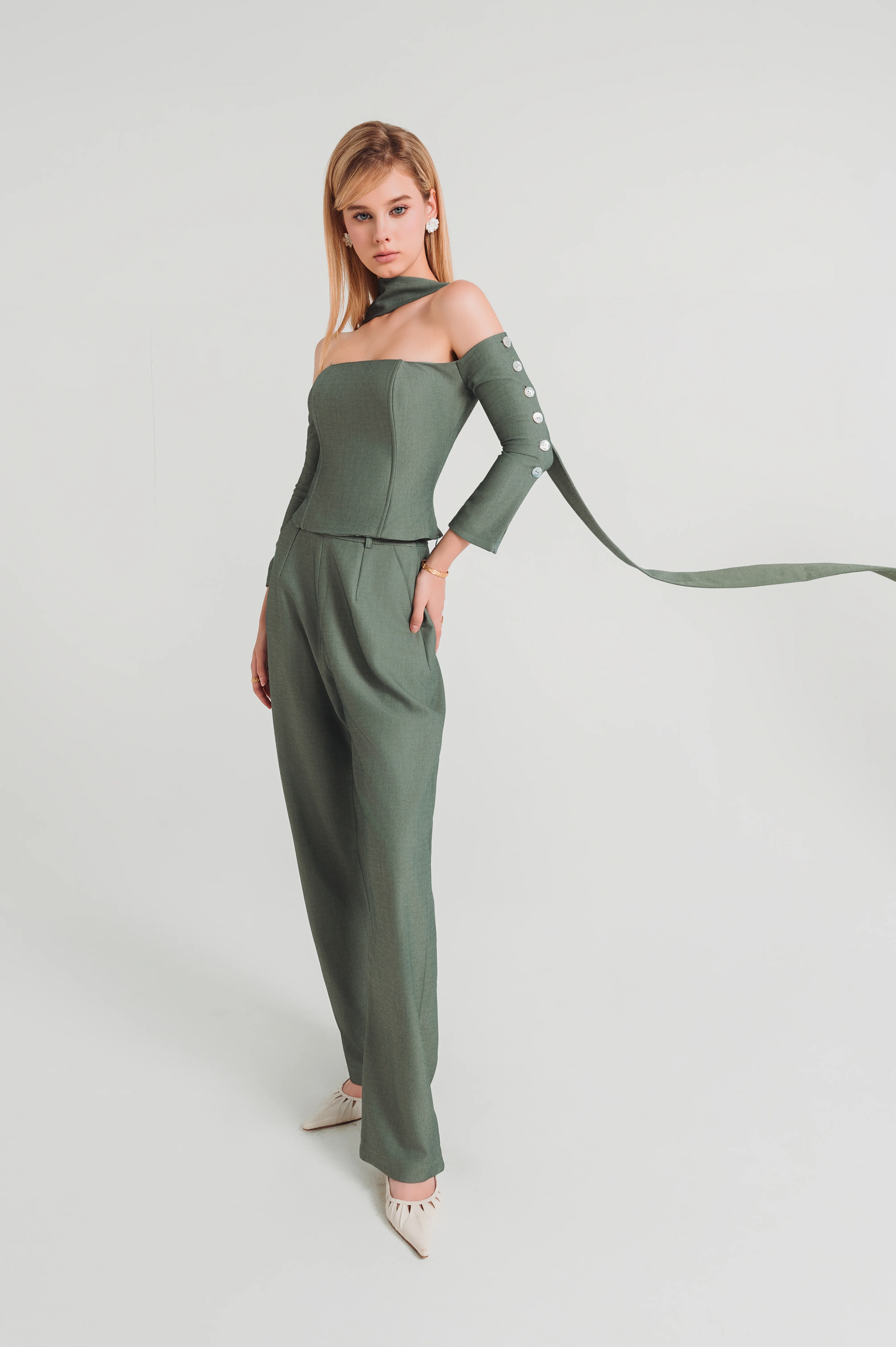 Jenna Pant - Sage Green CSN - Image 2