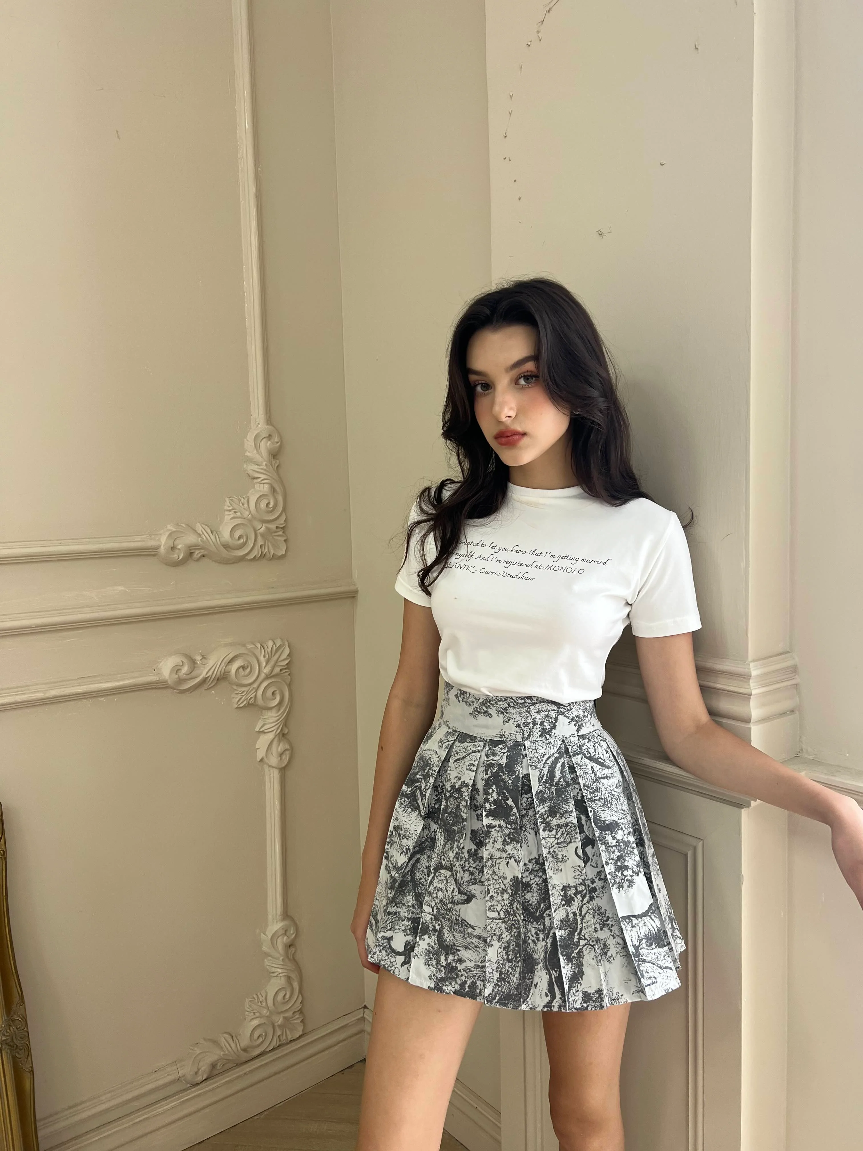 Jessica Skirt - Grey CSN - Image 4