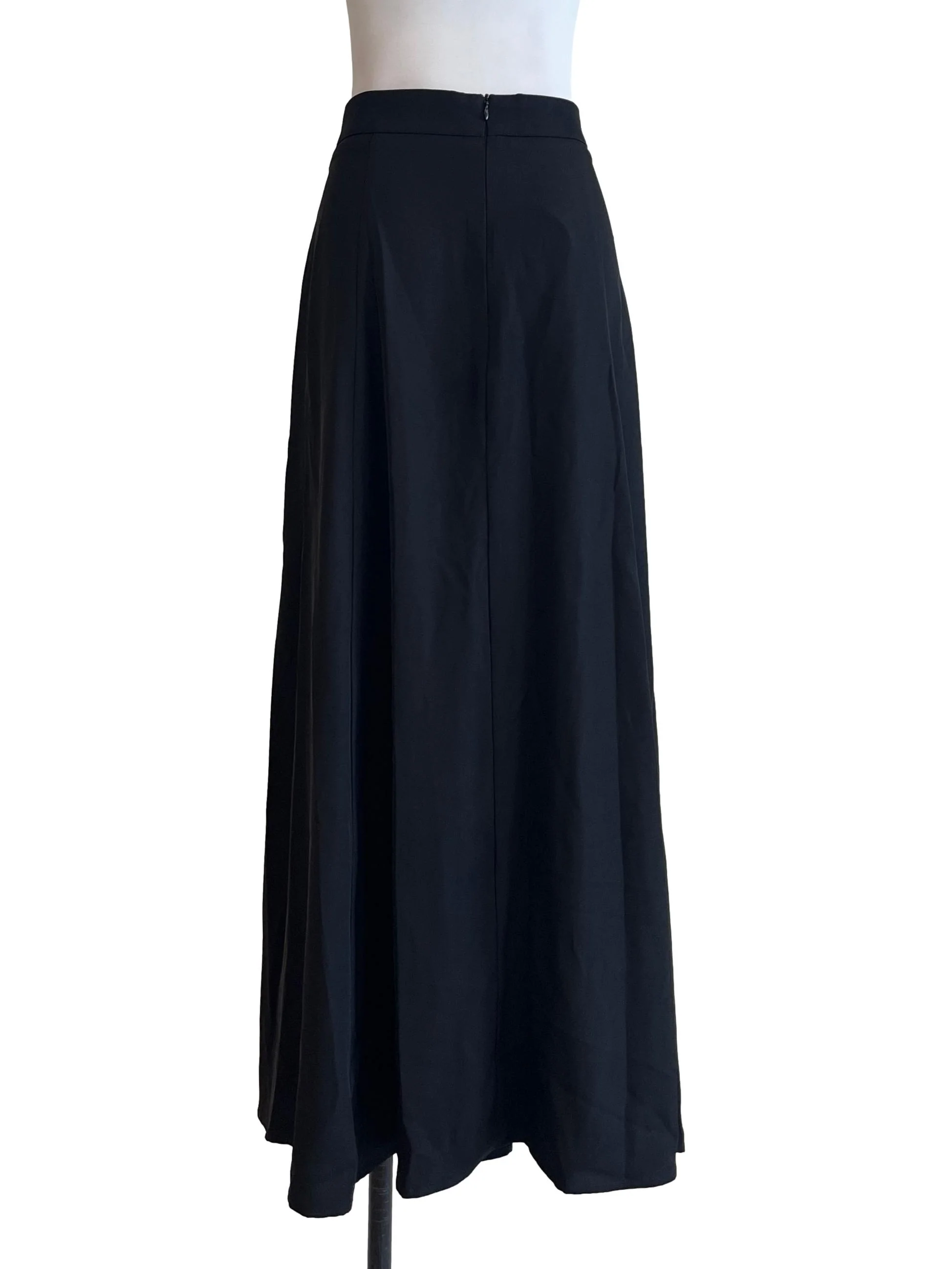 Jet Black A-Line Skirt - Image 2