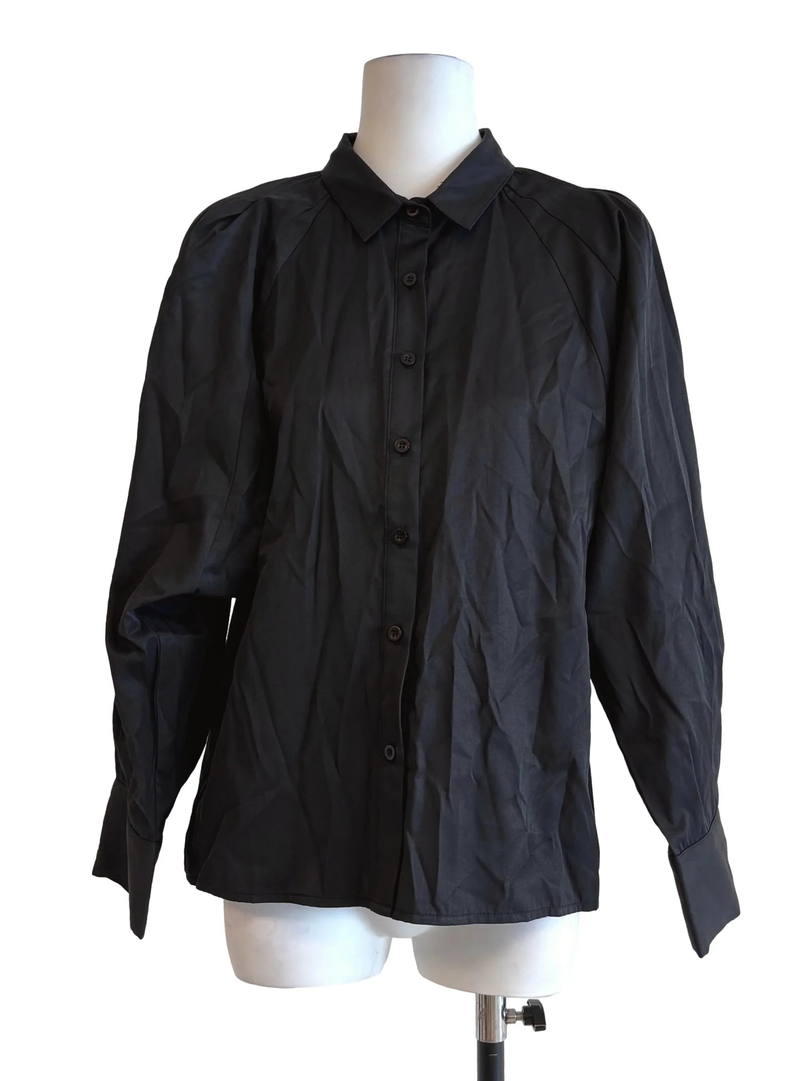 Jet Black Buttoned Shirt LB