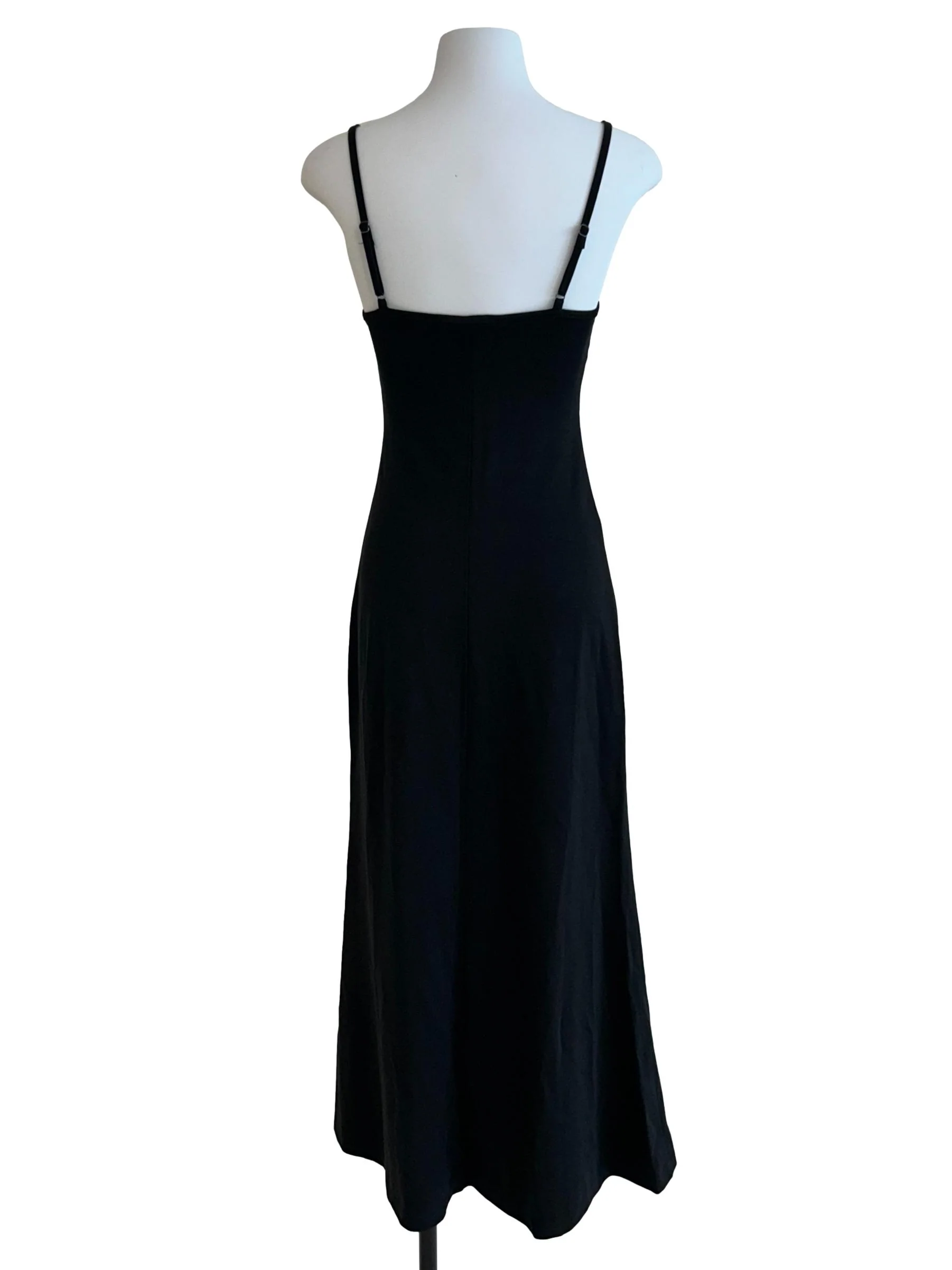 Jet Black Cami Dress - Image 2