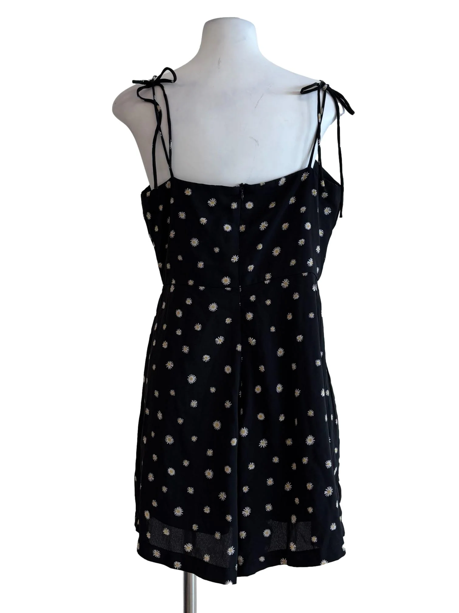 Jet Black Floral Rompers - Image 2