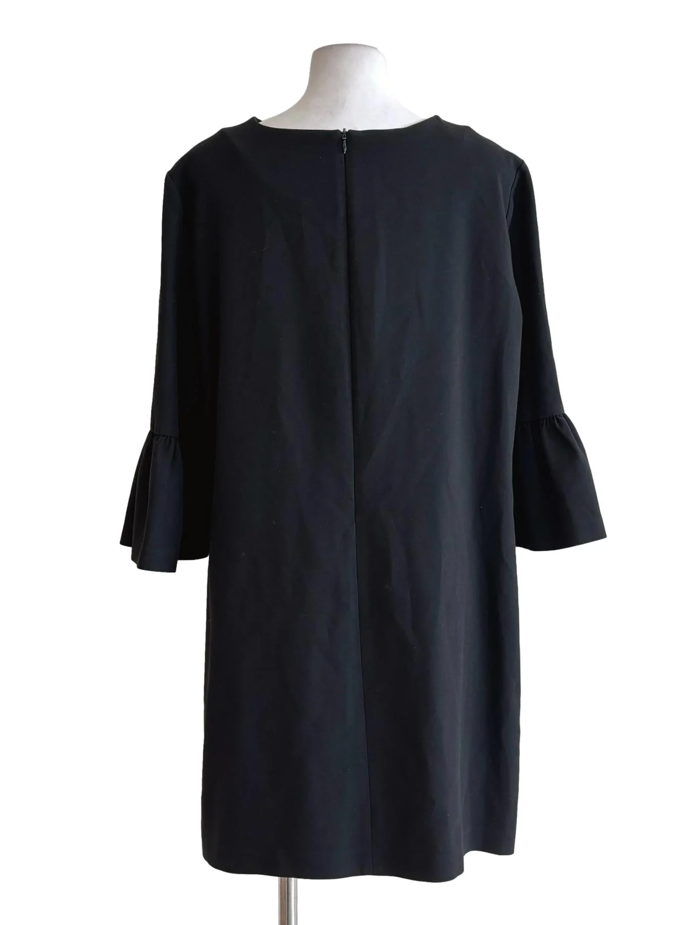 Jet Black Straight Dress - Image 2