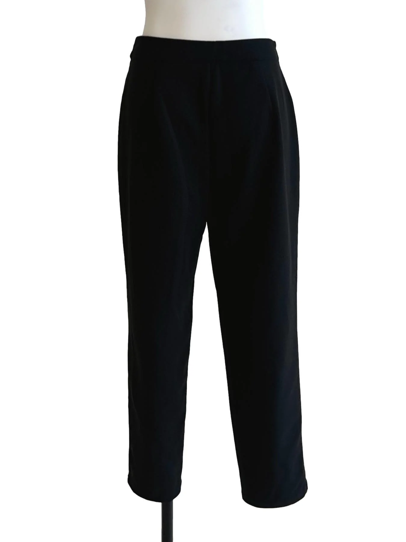 Jet Black Tapered Pants - Image 2