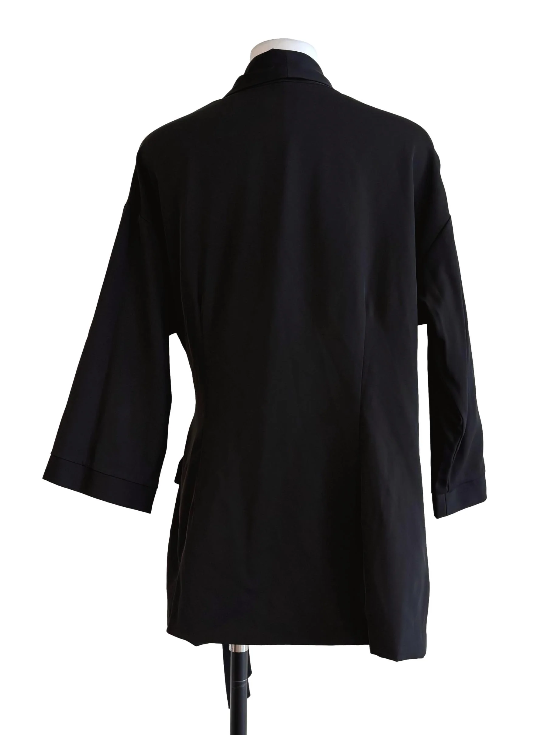 Jet Black Wrap Blazer LB - Image 2