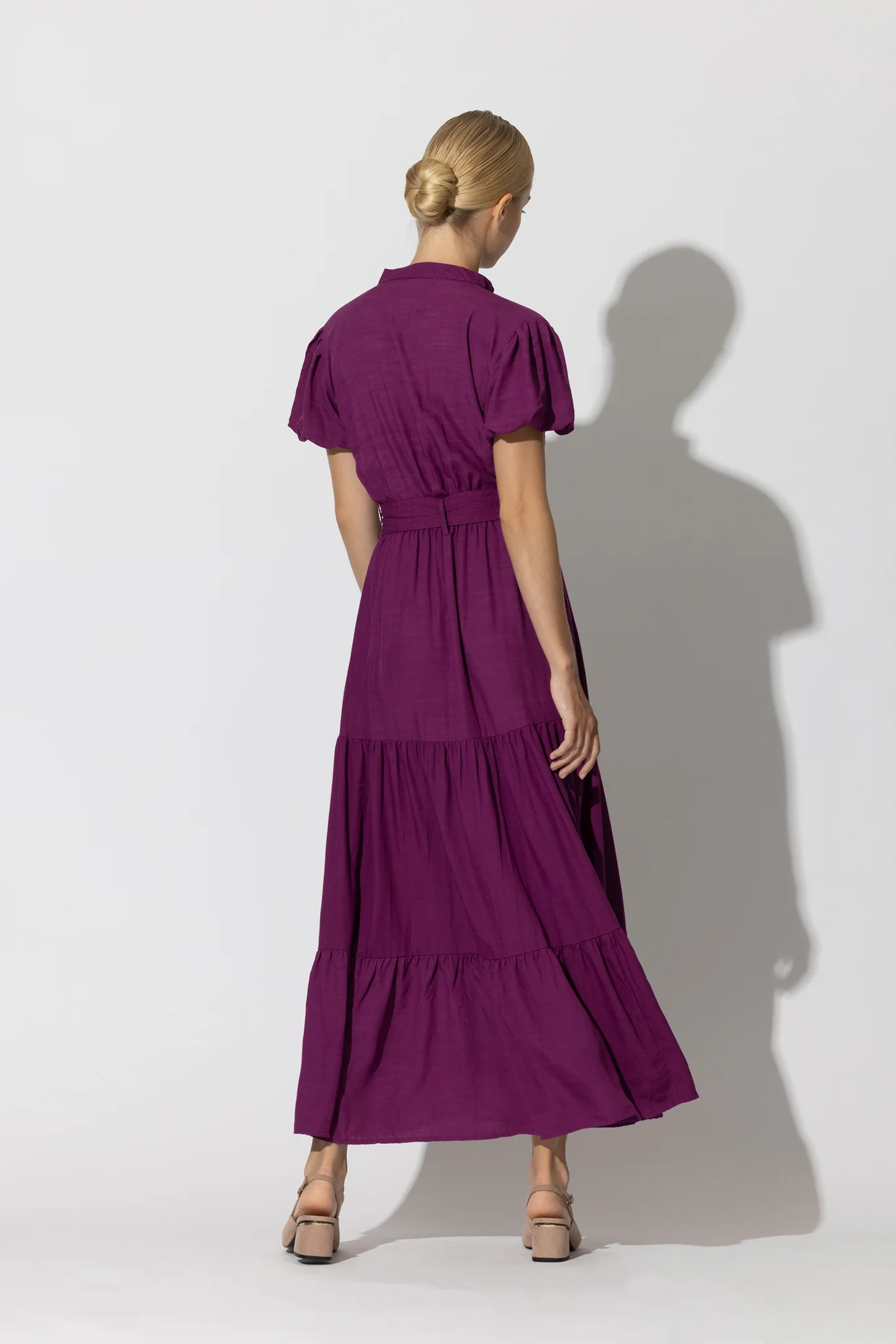Karissa Maxi Dress In Berry - Purple CSN - Image 5