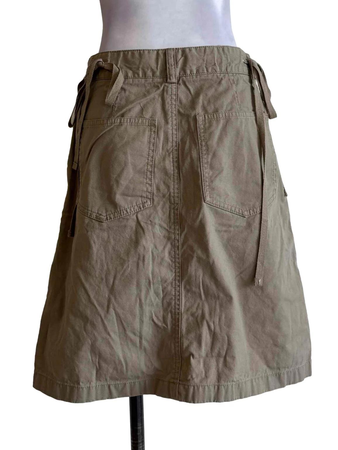 Khakis Pencil Short Skirt - Image 2