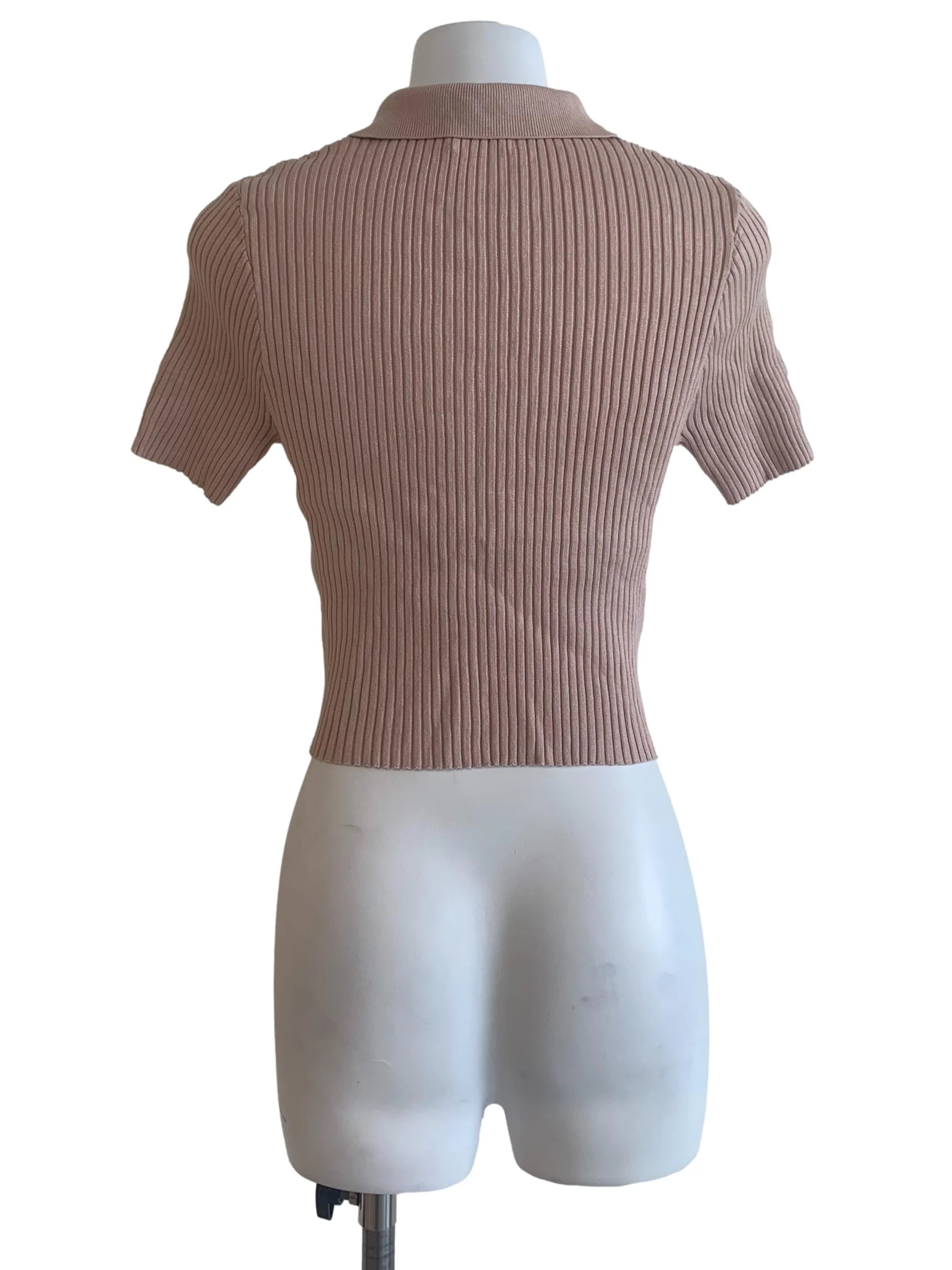 Latte Beige Collared Shirt - Image 2