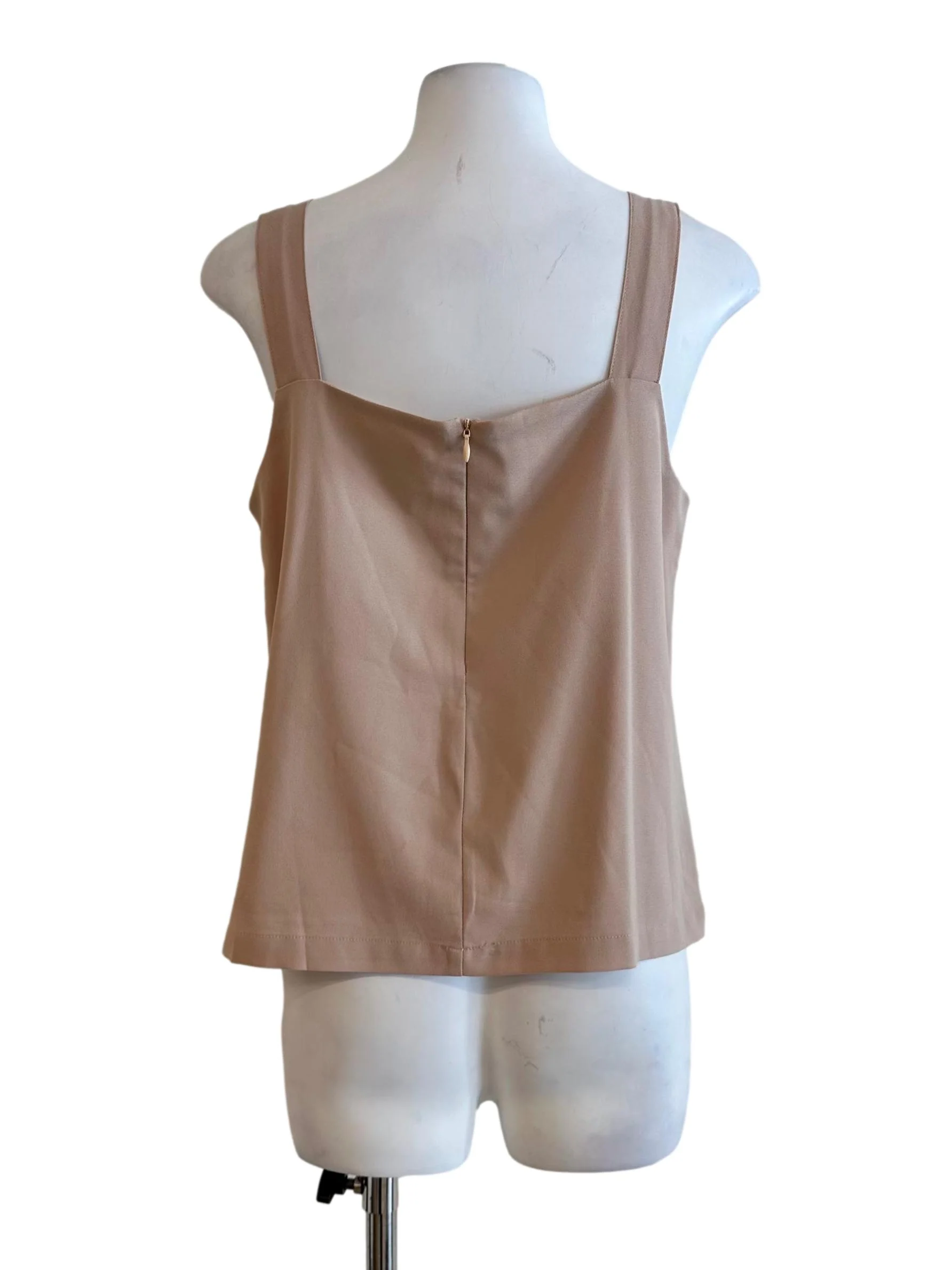 Latte Beige Sleeveless Top TTR - Image 2