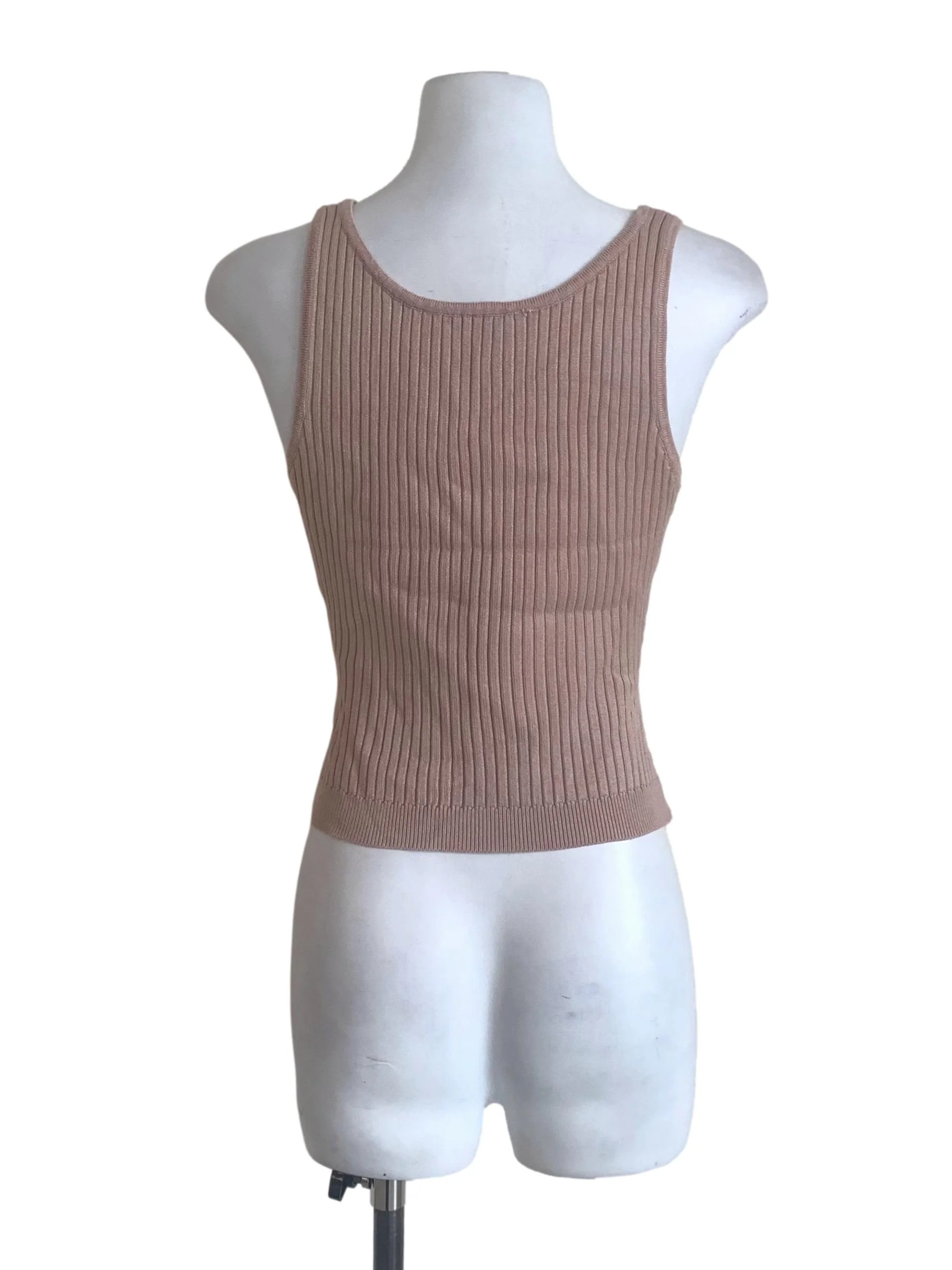 Latte Beige Tank Top TCL - Image 2
