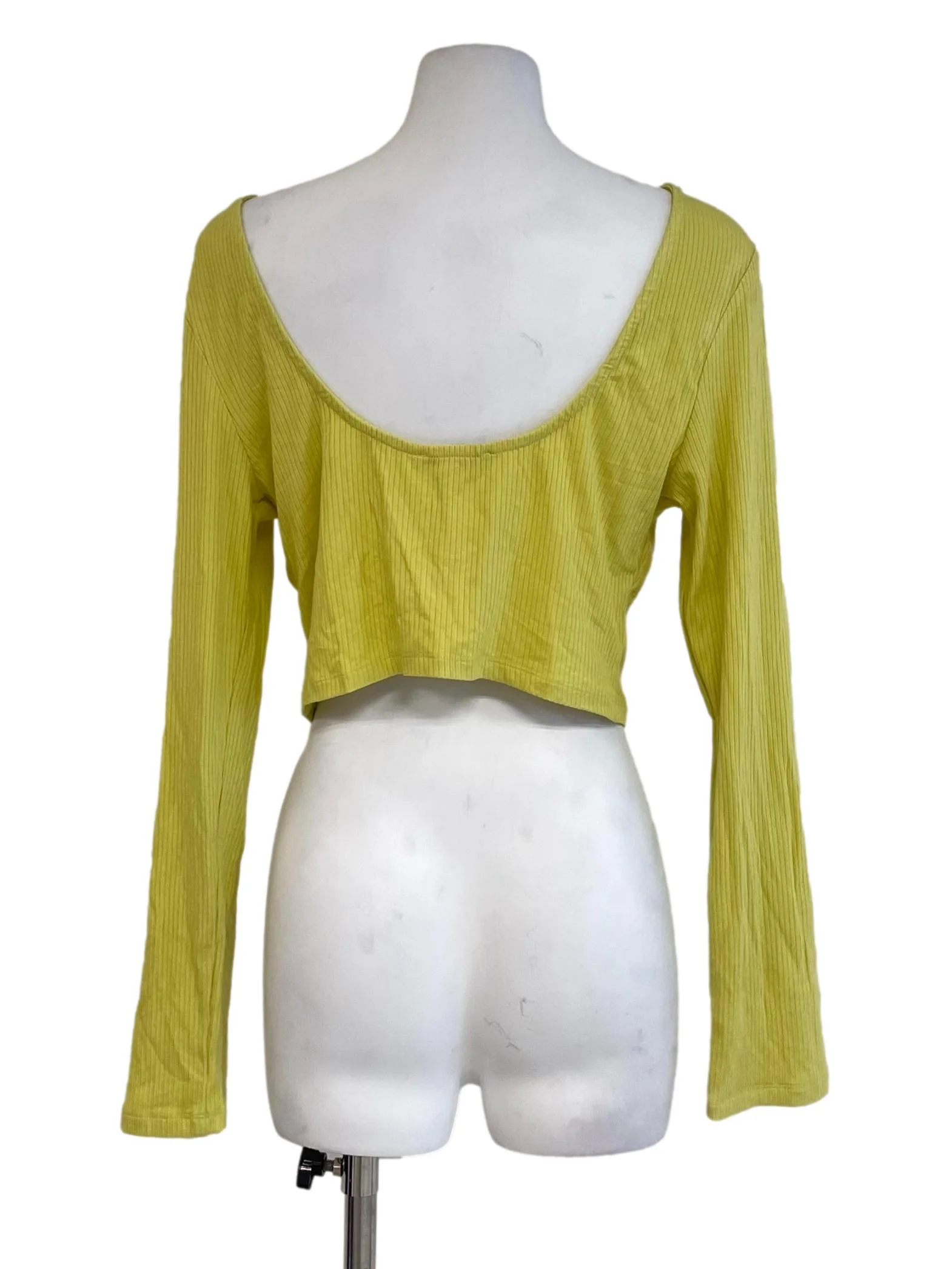 Lemon Boat Neck Long Sleeves Top - Image 2