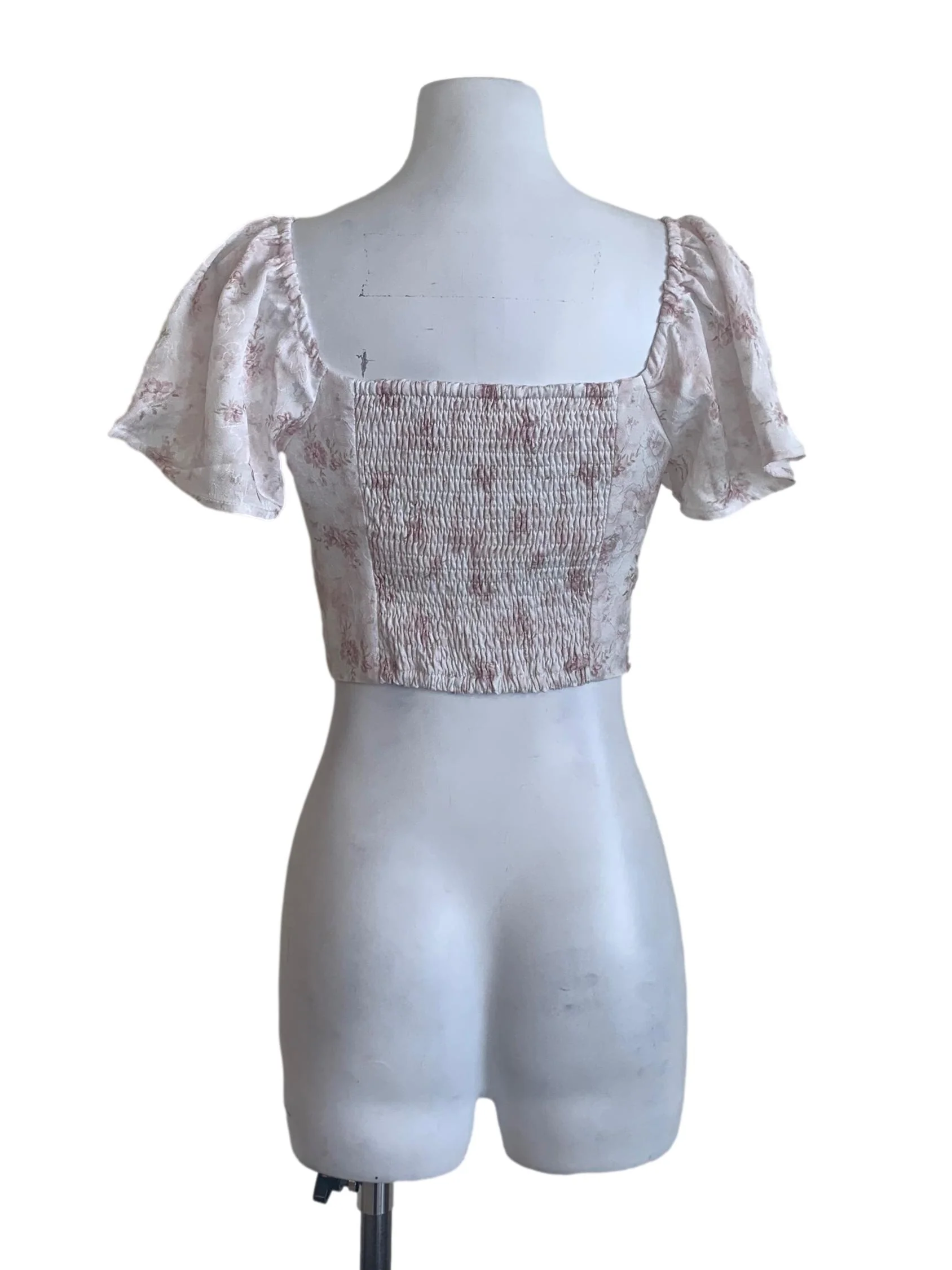 Lemonade Pink Flower Pattern Top - Image 2