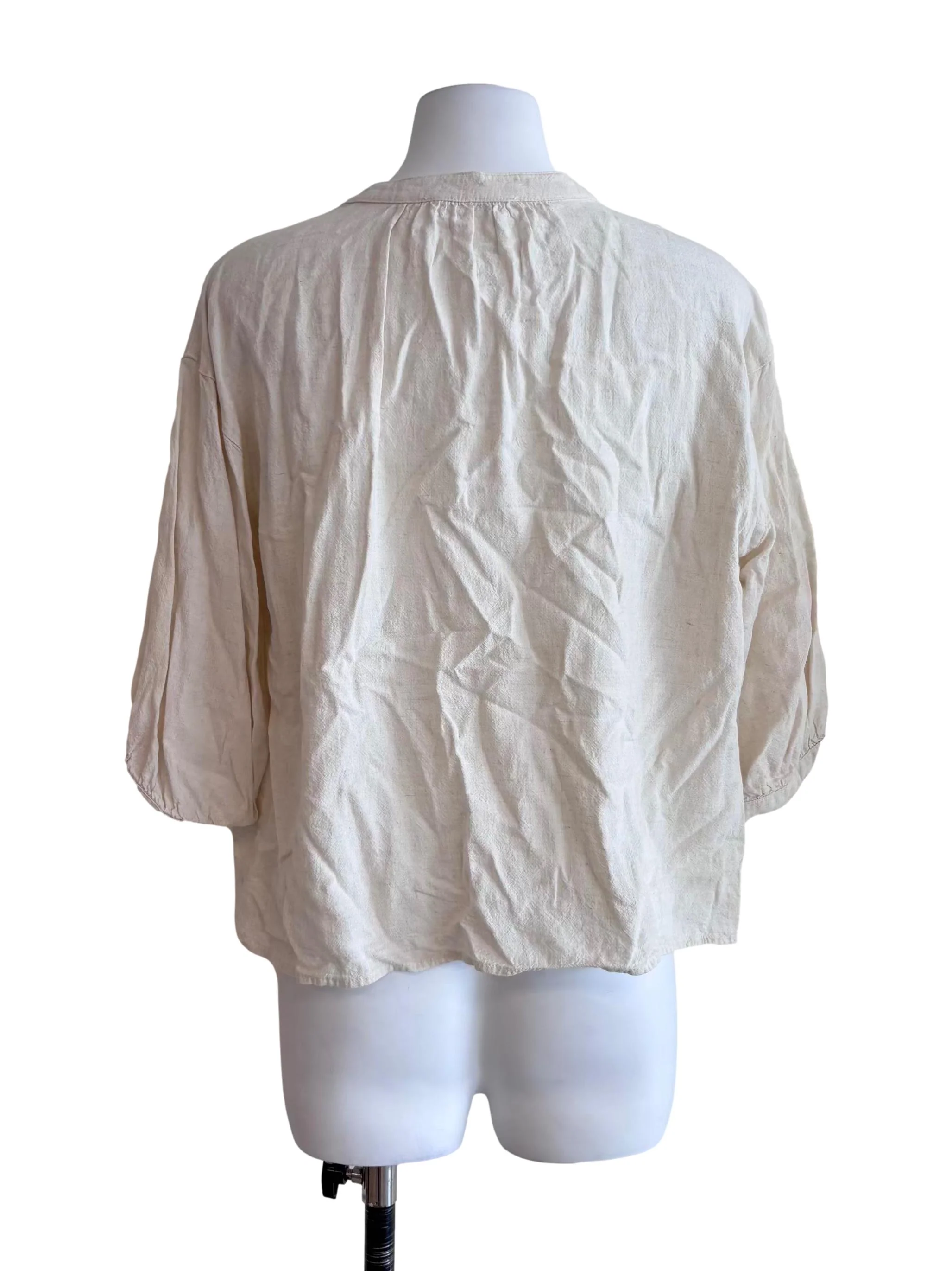 Light Beige Linen Top - Image 2